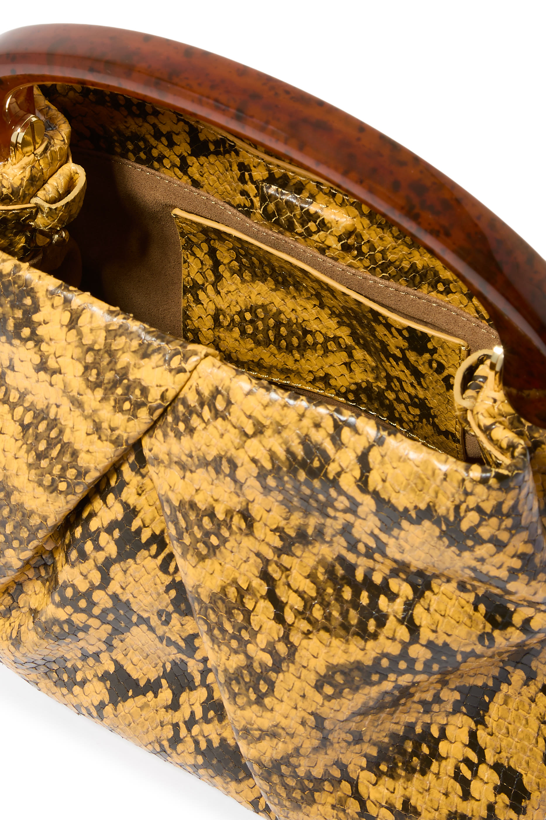 Small Pleated Leather Bag