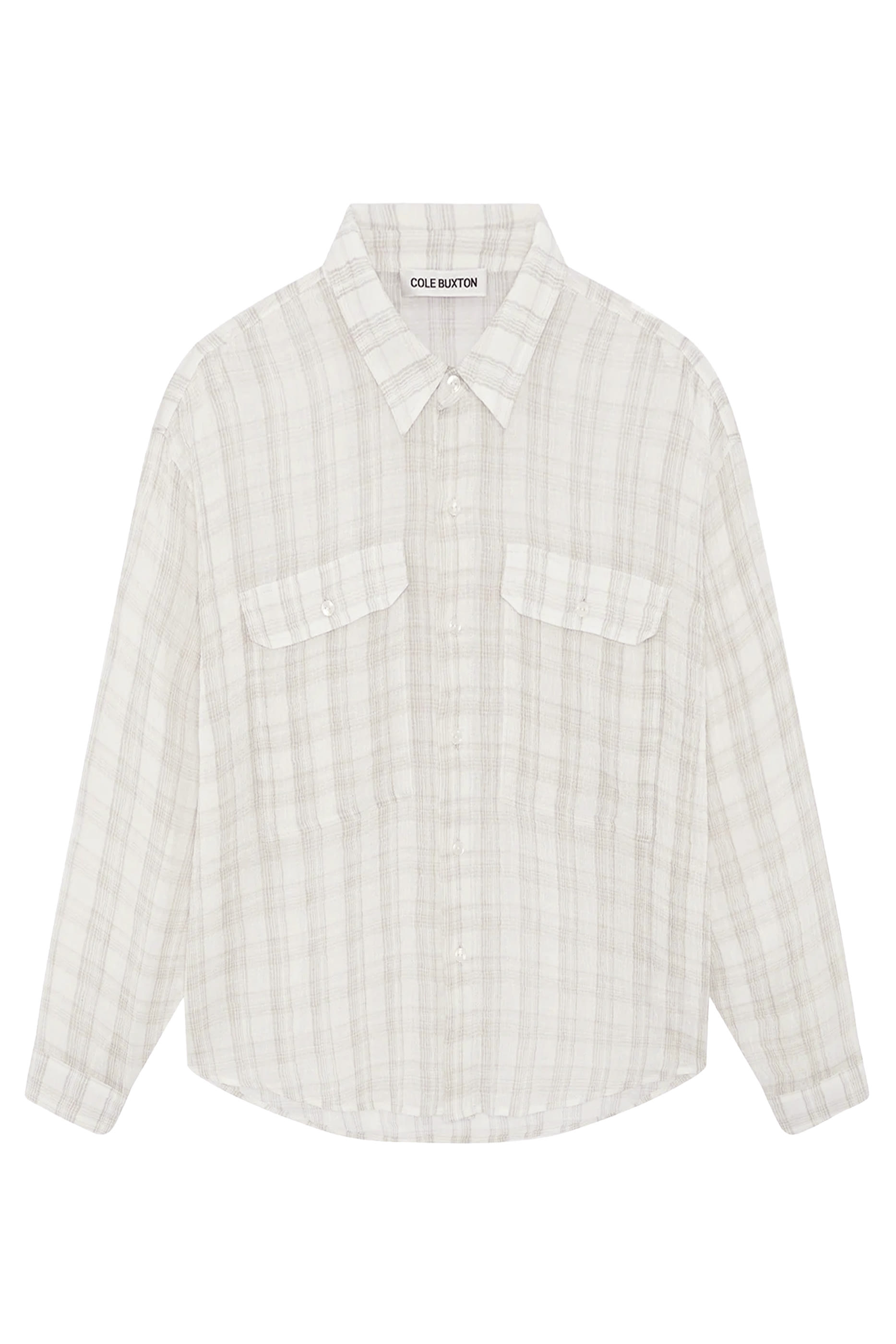 Checked Slubby Shirt