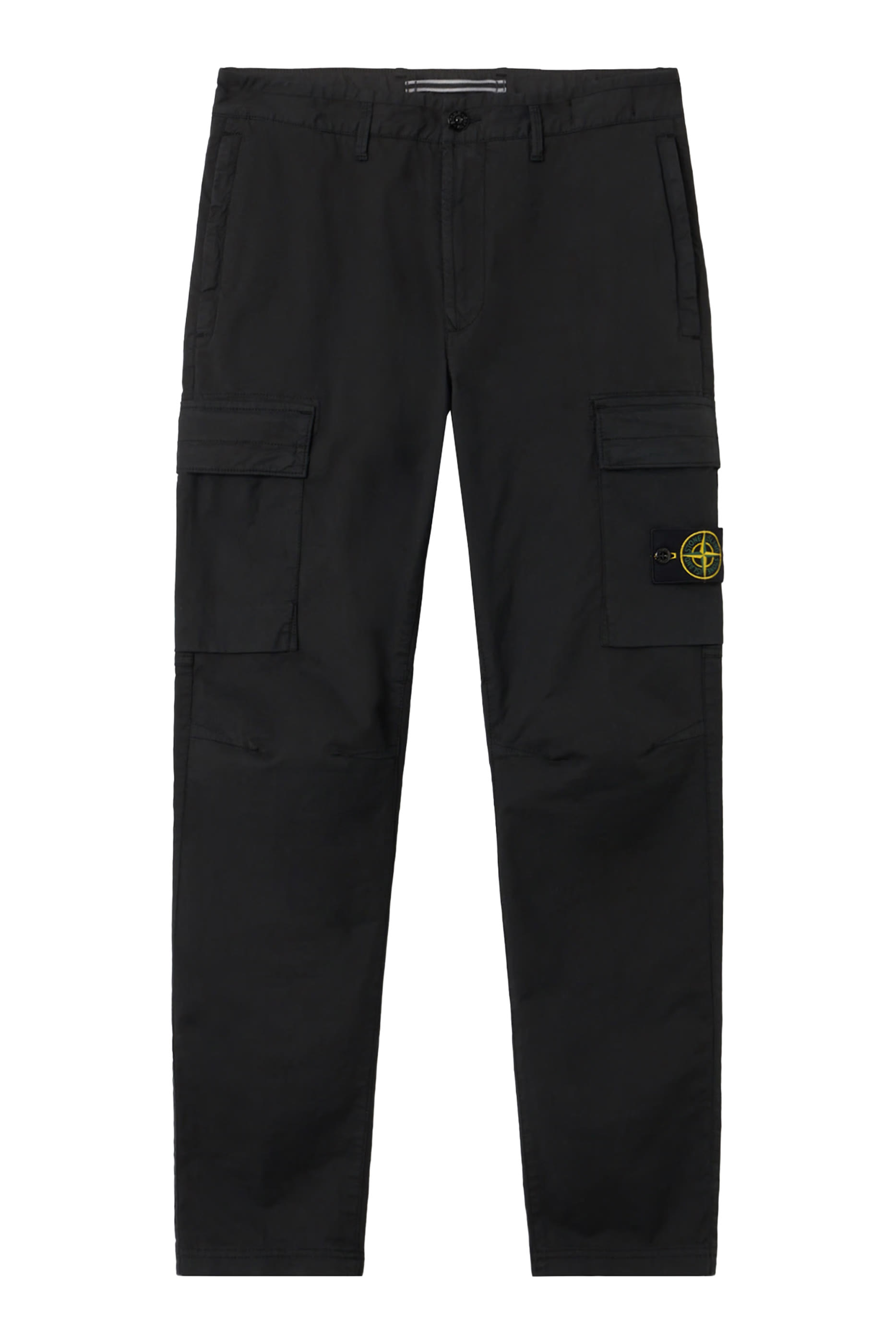Supima® Cotton Twill Stretch Cargo Trousers