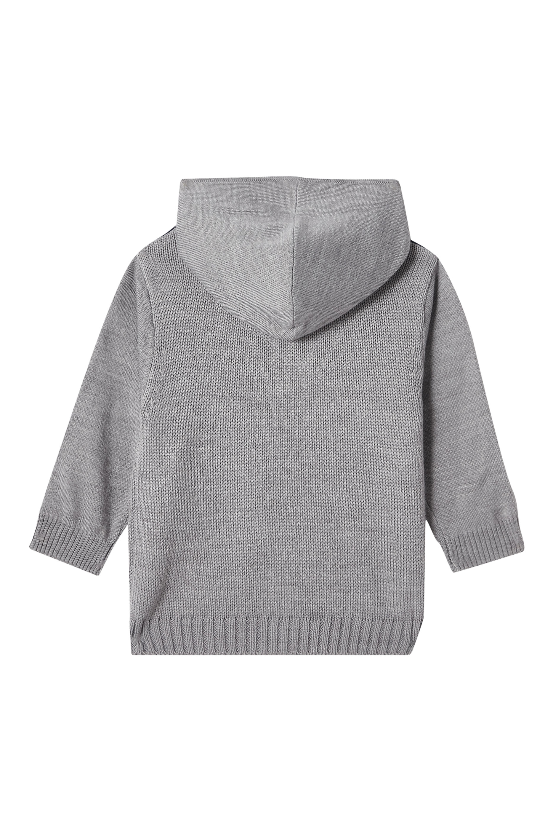 Kids EA Text Logo Hooded Sweater