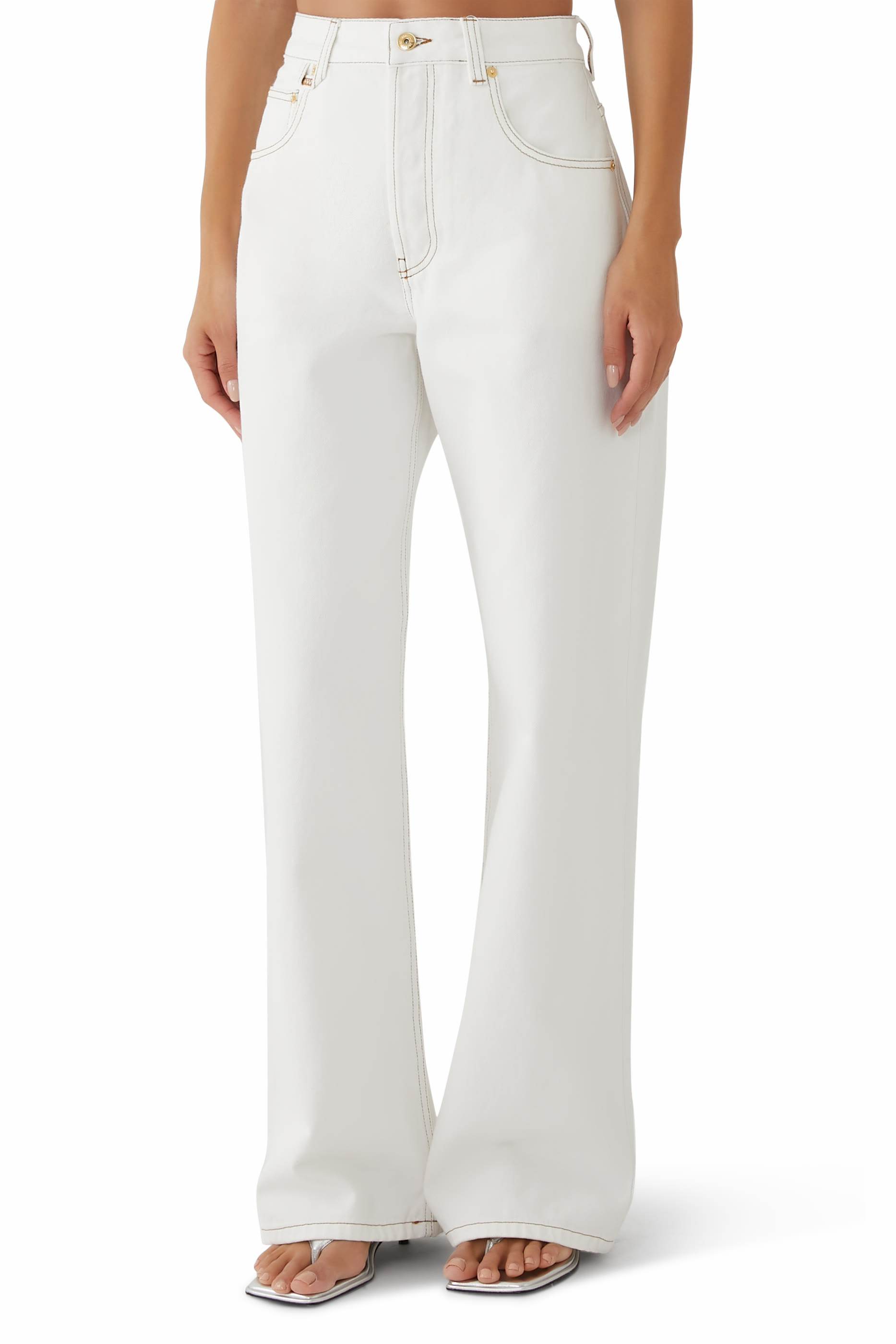 The Wide De-N&icirc;mes Denim Pants