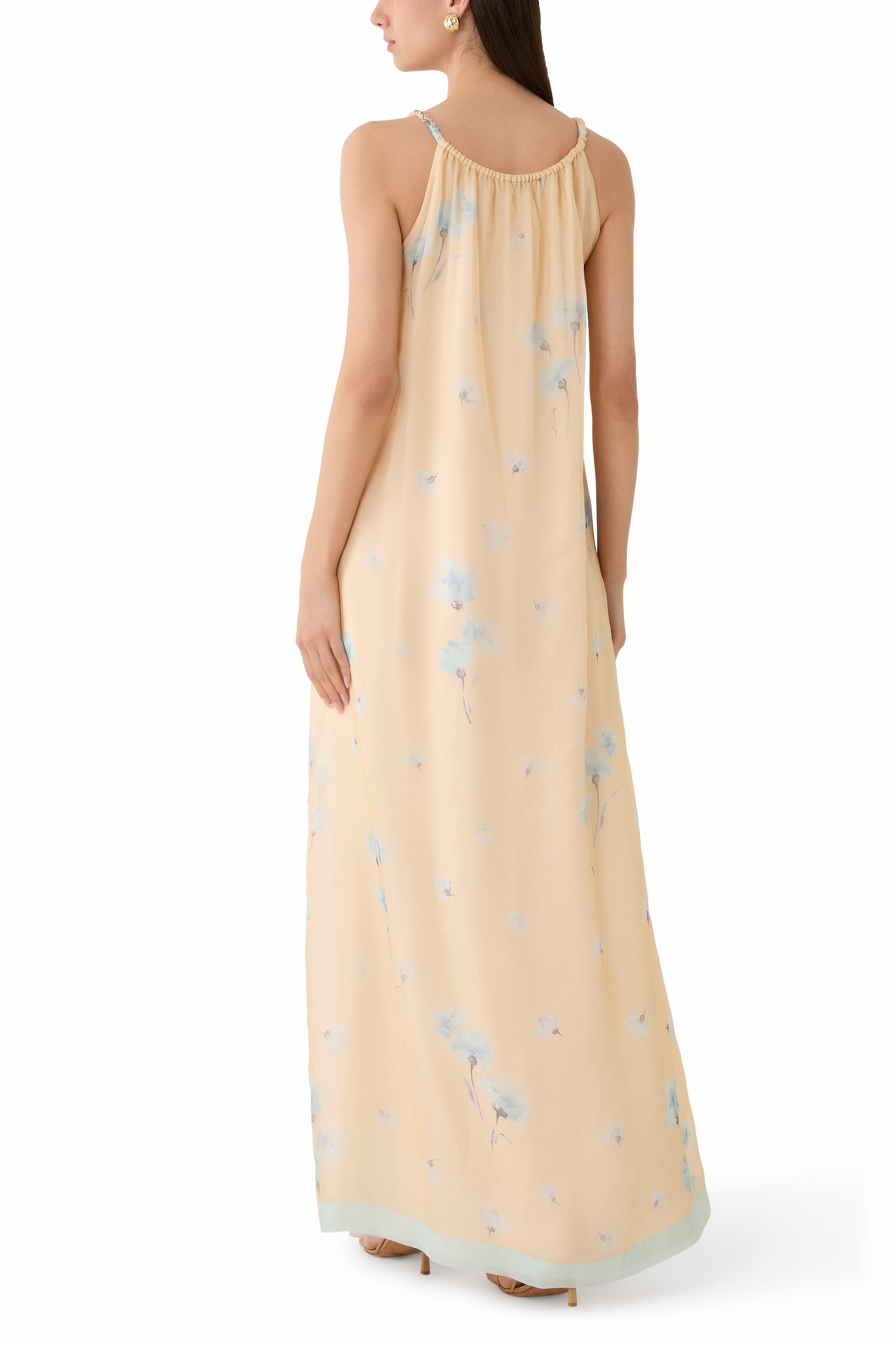 Silk Organza Long Dress