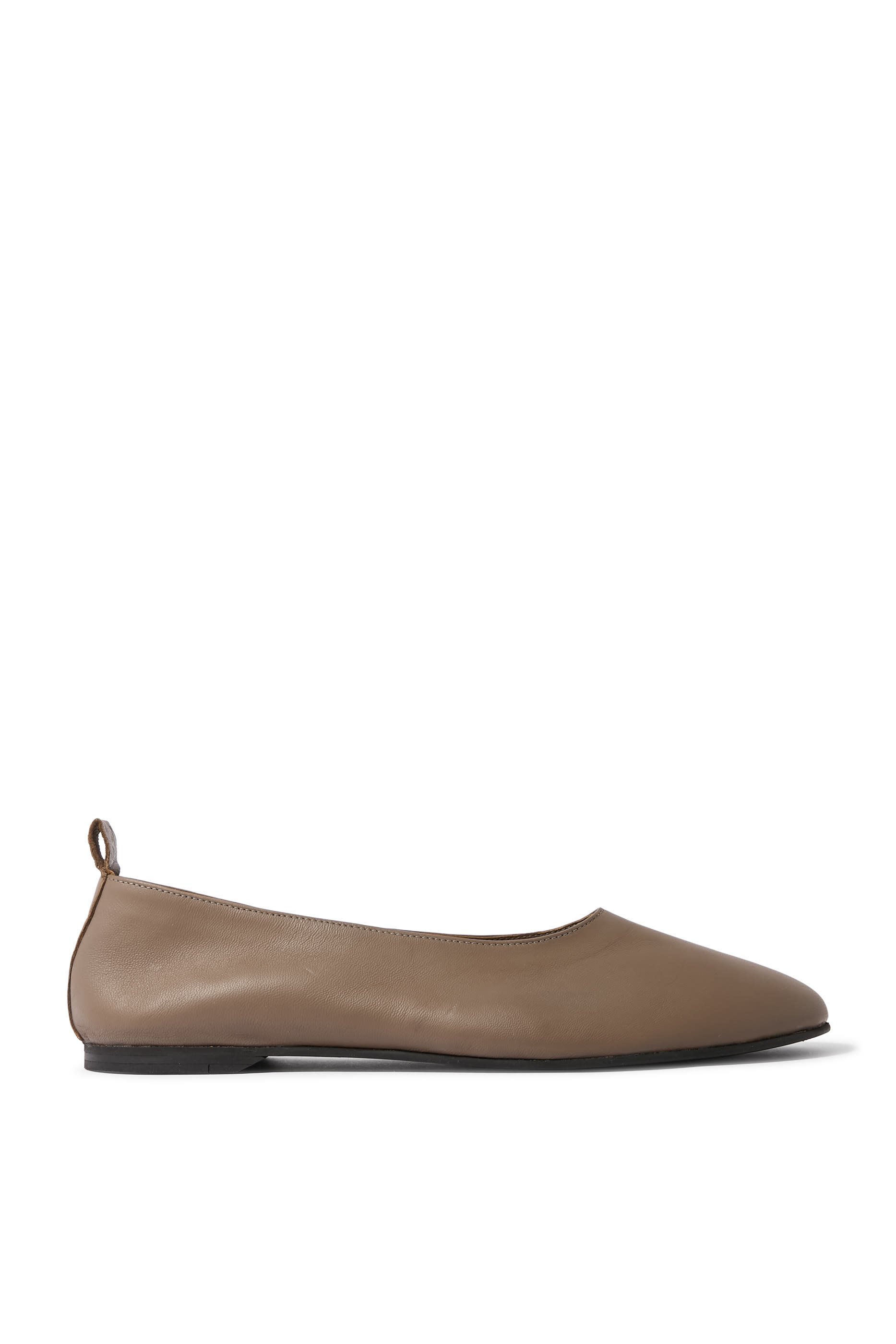 Leather High Vamp Ballet Shoes