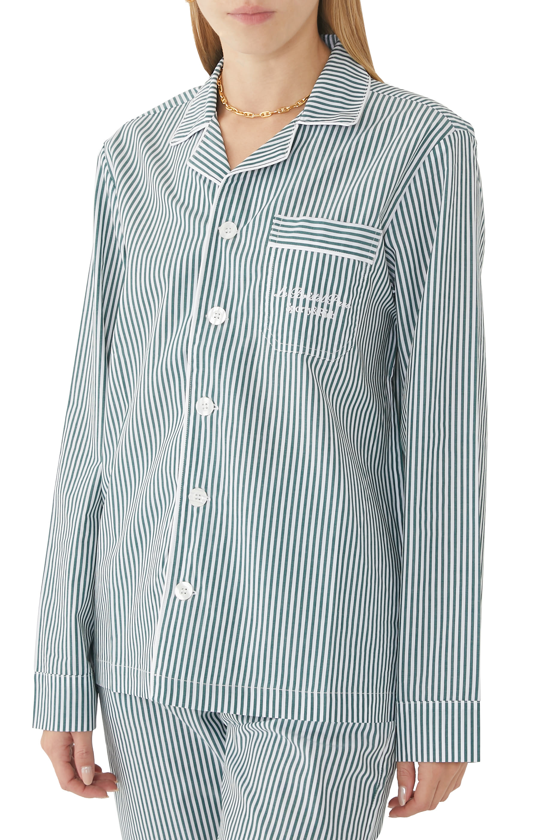 Sporty & Rich x Le Bristol Paris Faubourg Pyjama Shirt