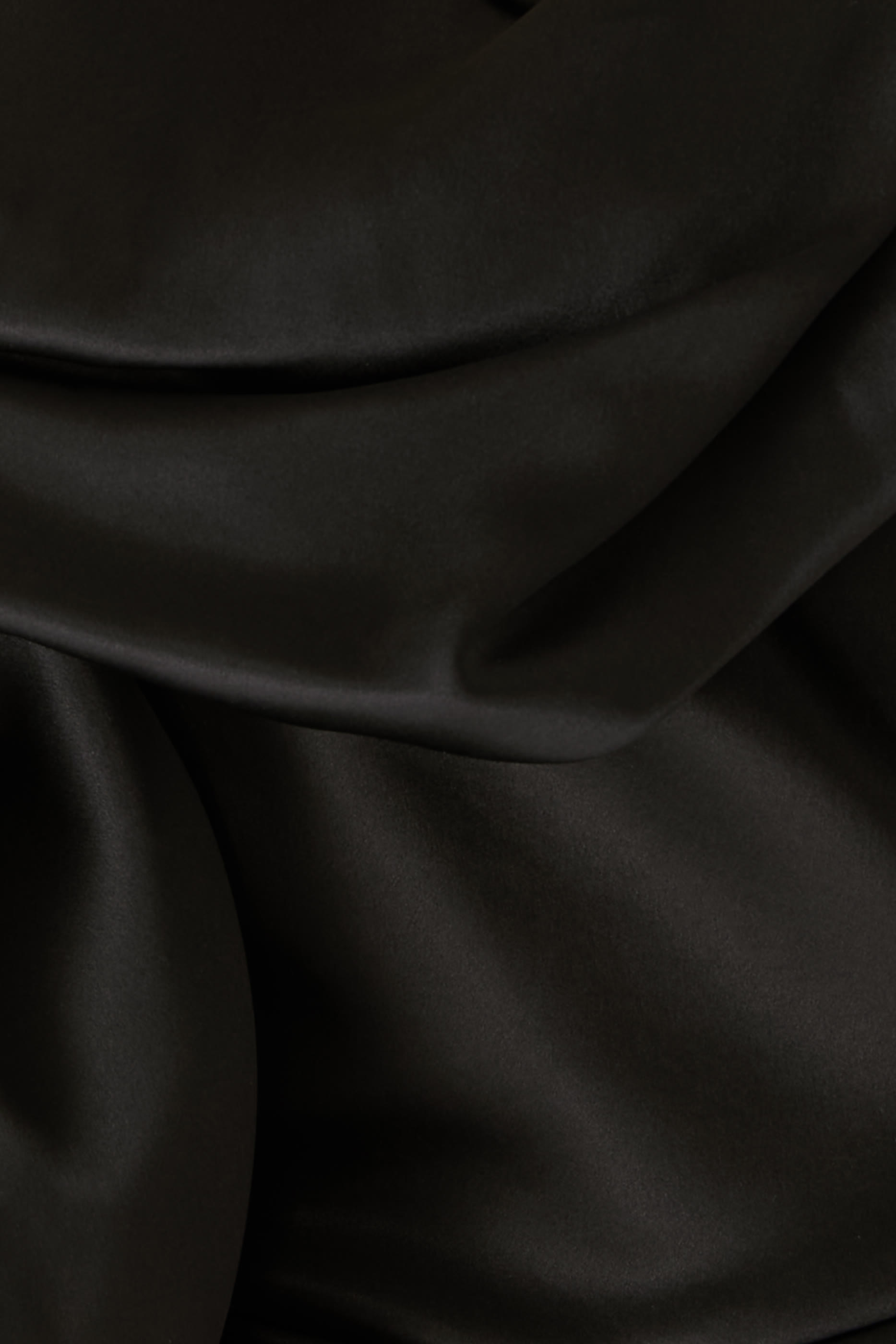 Off-Shoulder Silk Gown