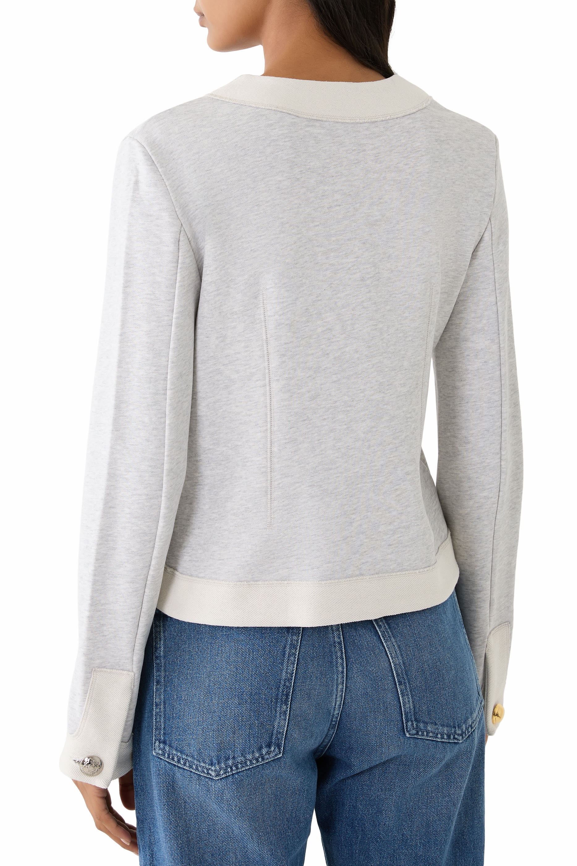  Organic Cotton Knitted Cardigan