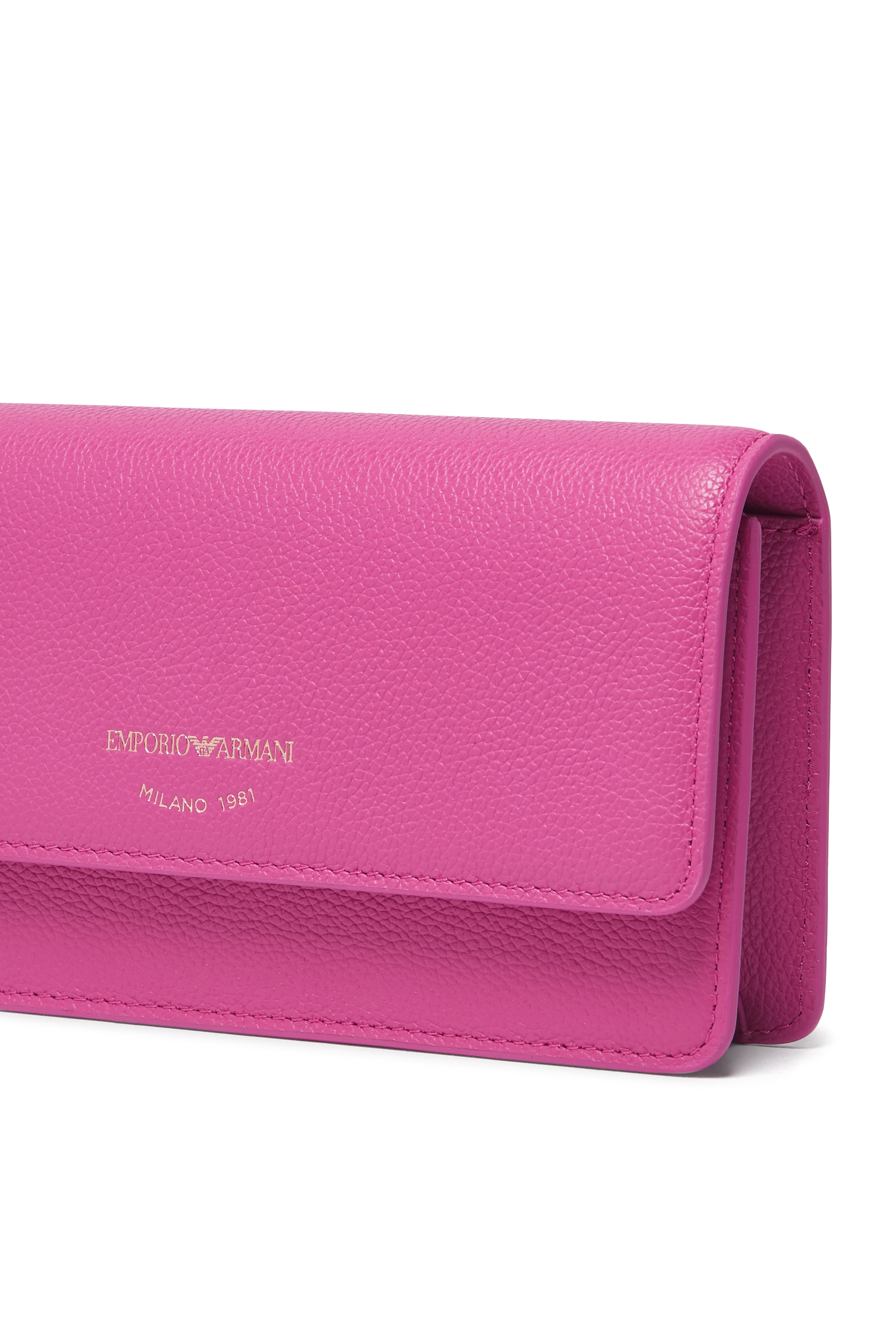 Logo Tumbled Leather Mini Bag