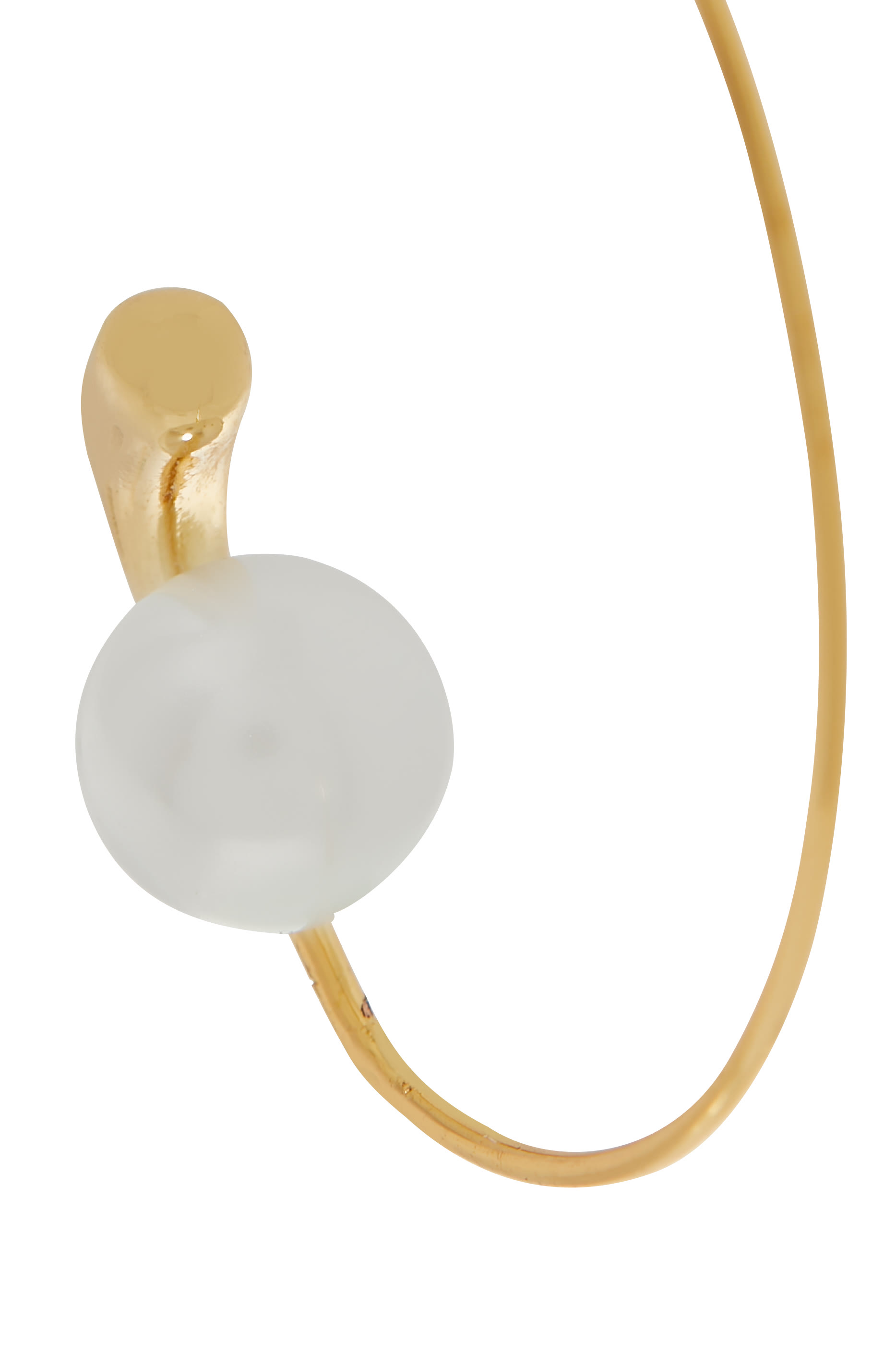 Jemima Earring, 18k Vermeil on Sterling Silver & Freshwater Pearl