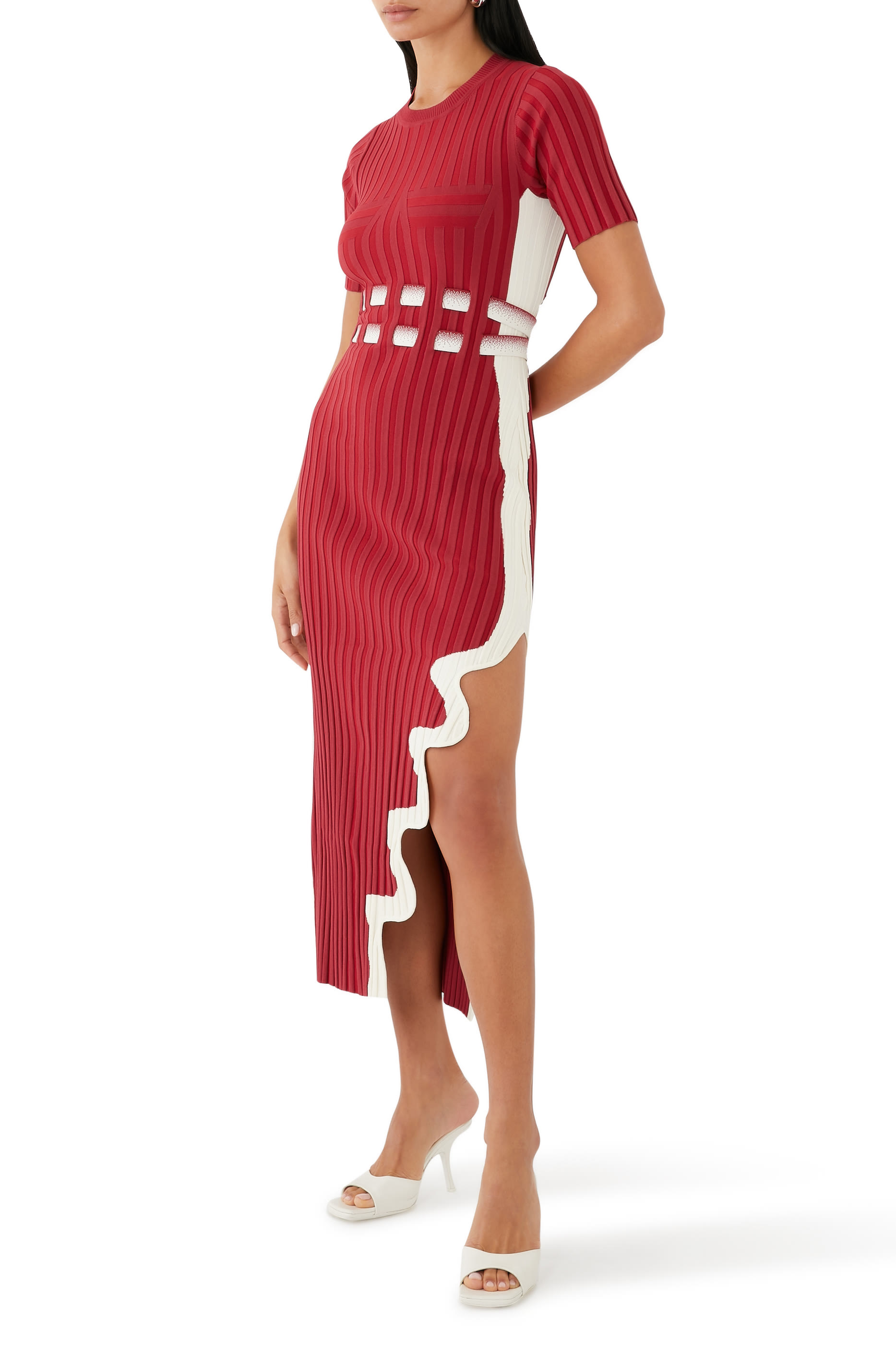 Jodie Pleated Long Dress