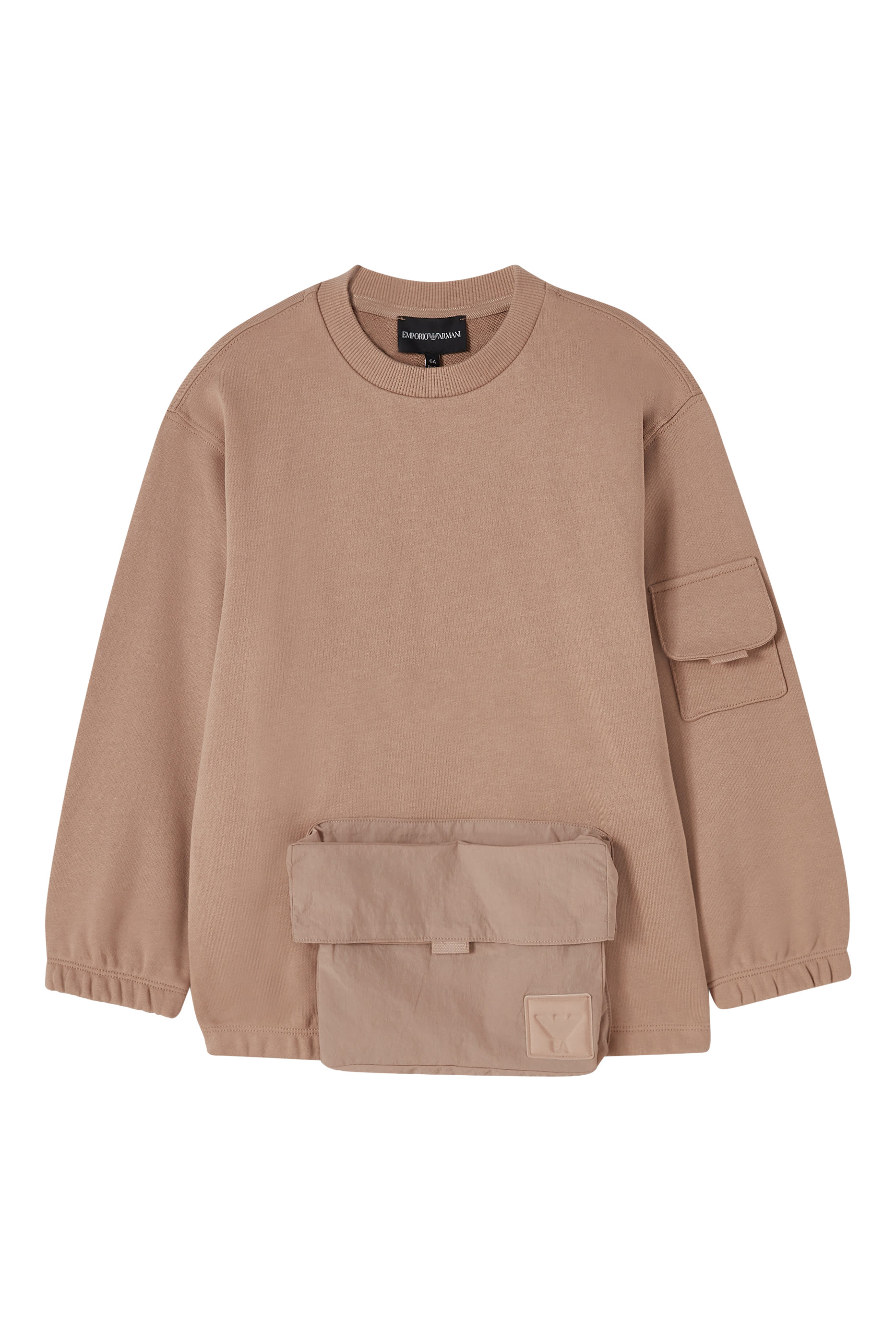 Kids Cargo-Pocket Sweatshirt