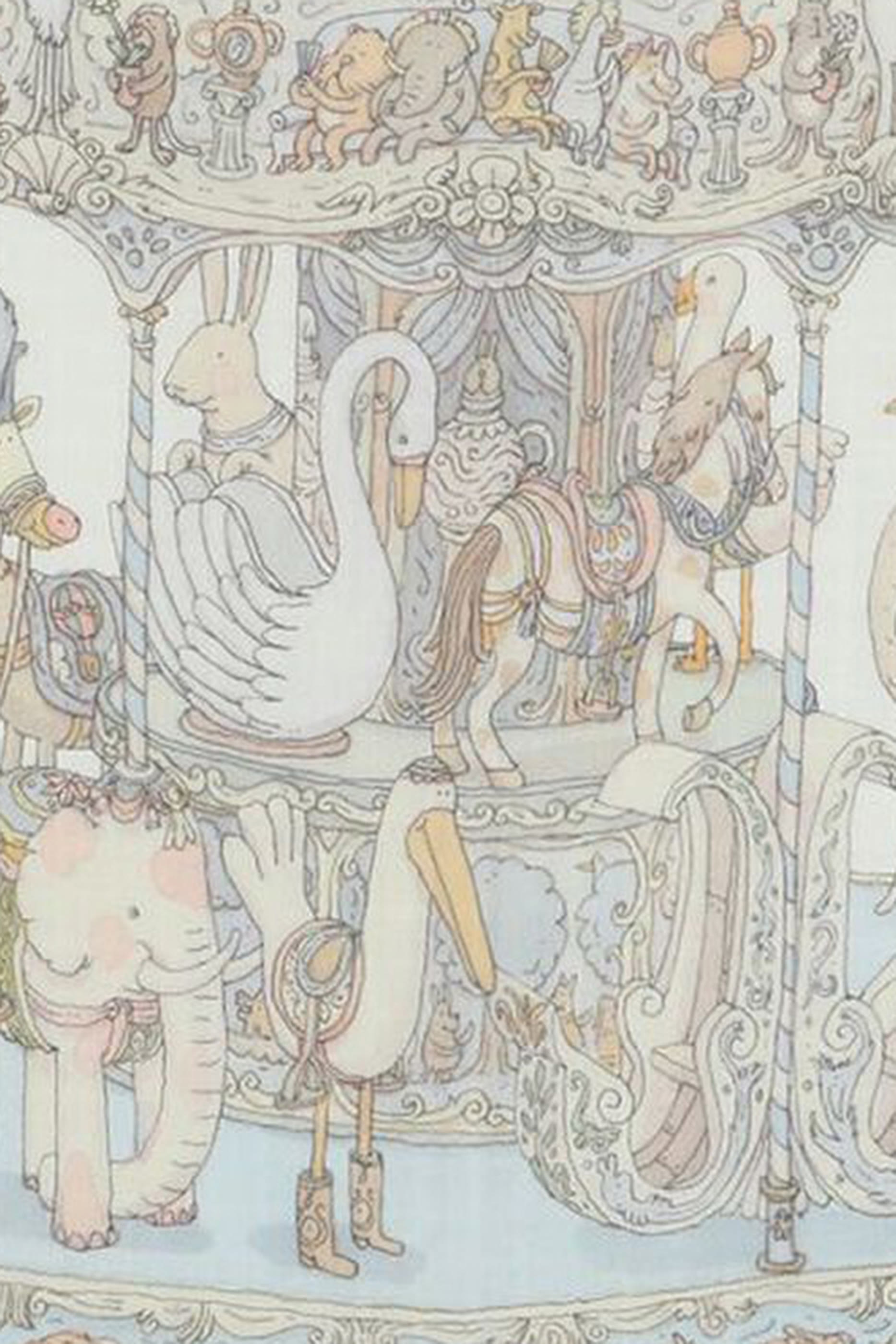 Kids Carousel Organic Cotton Set