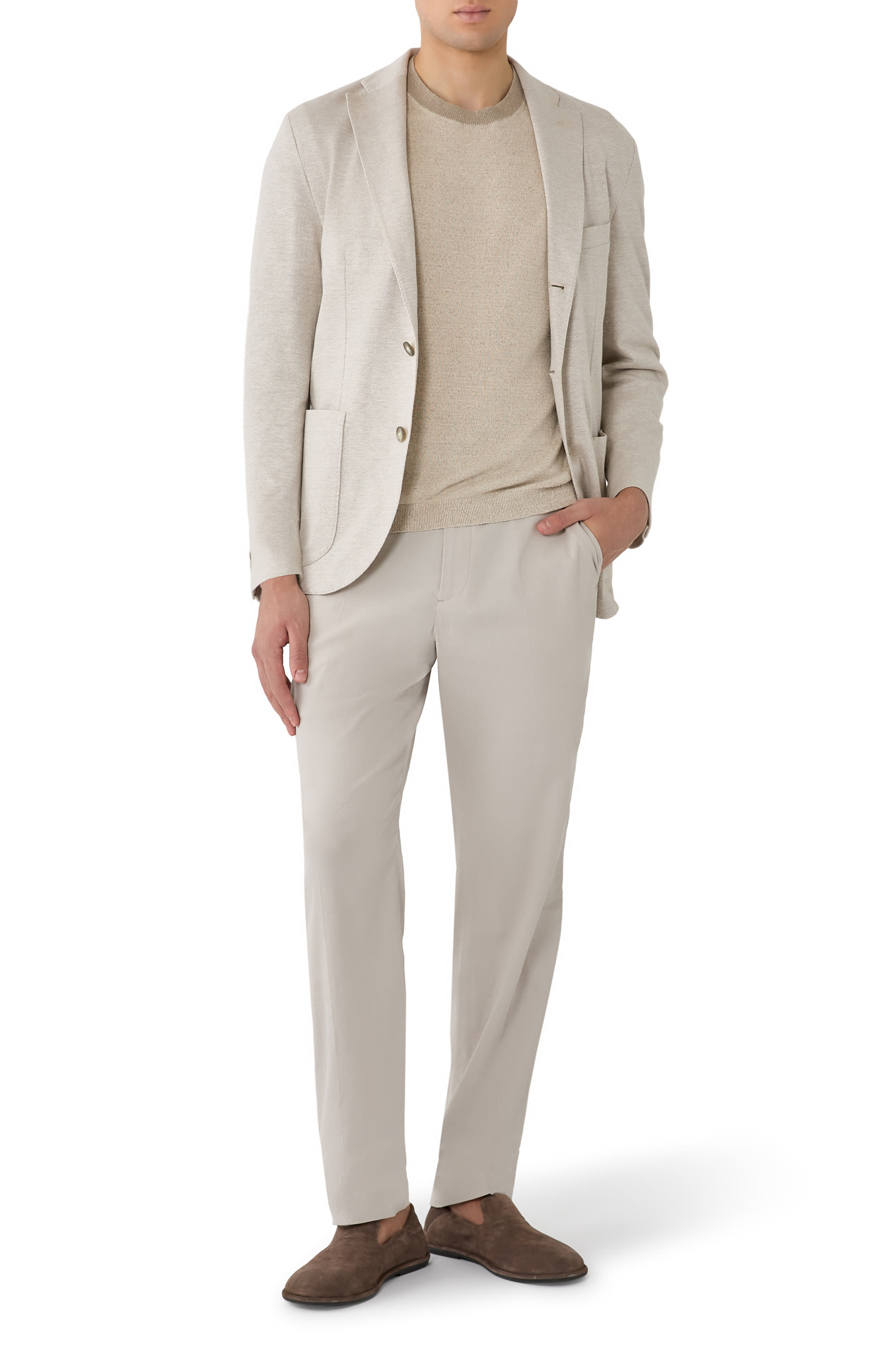 Herringbone Jersey Soft Jacket