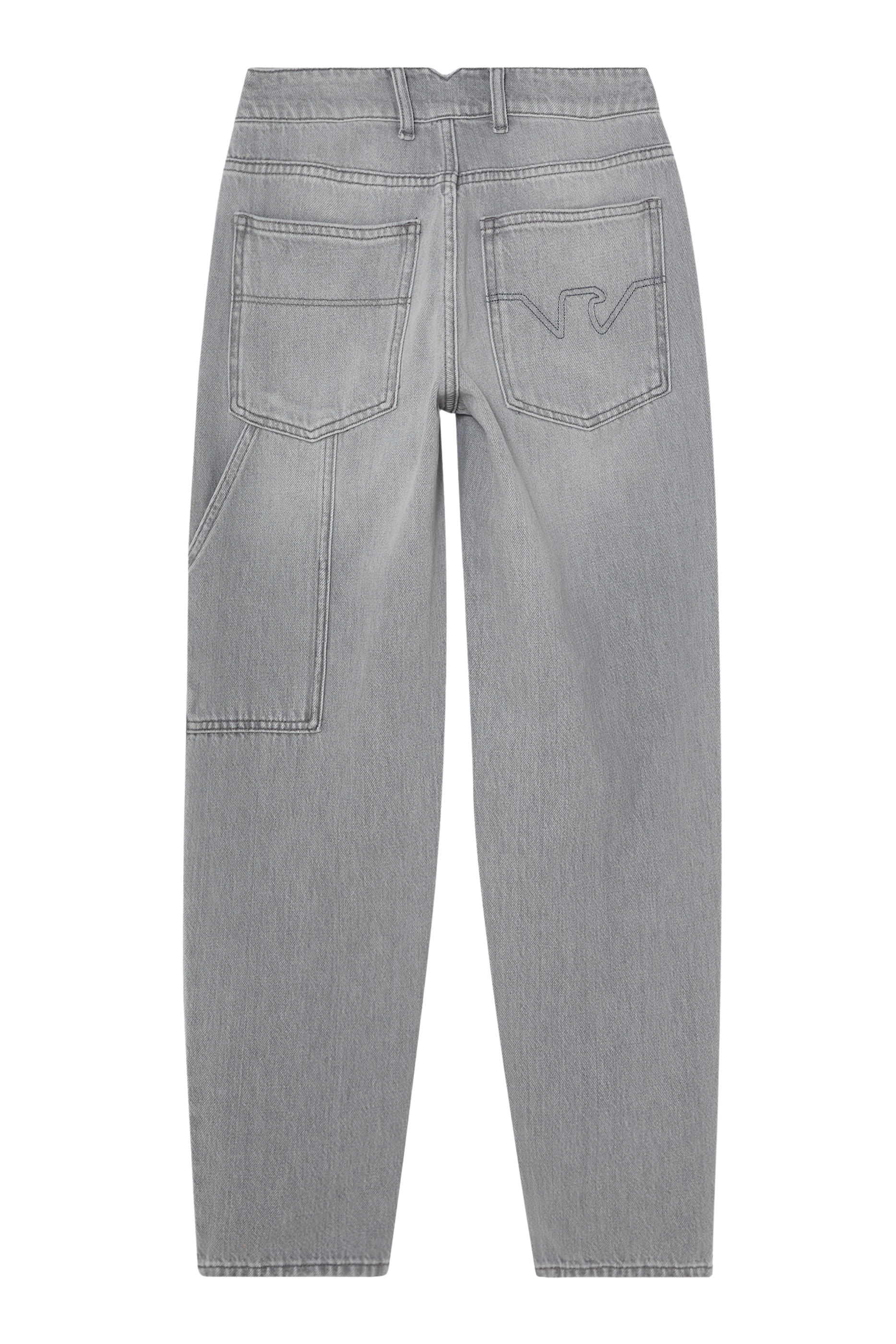 Kids Five-Pocket Regular-Fit Jeans with a Faded Wash