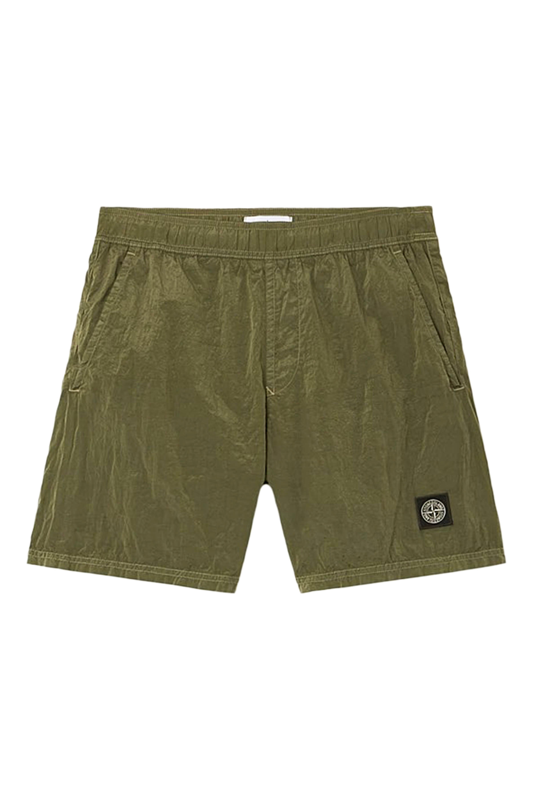 Compass-Patch Swim Shorts