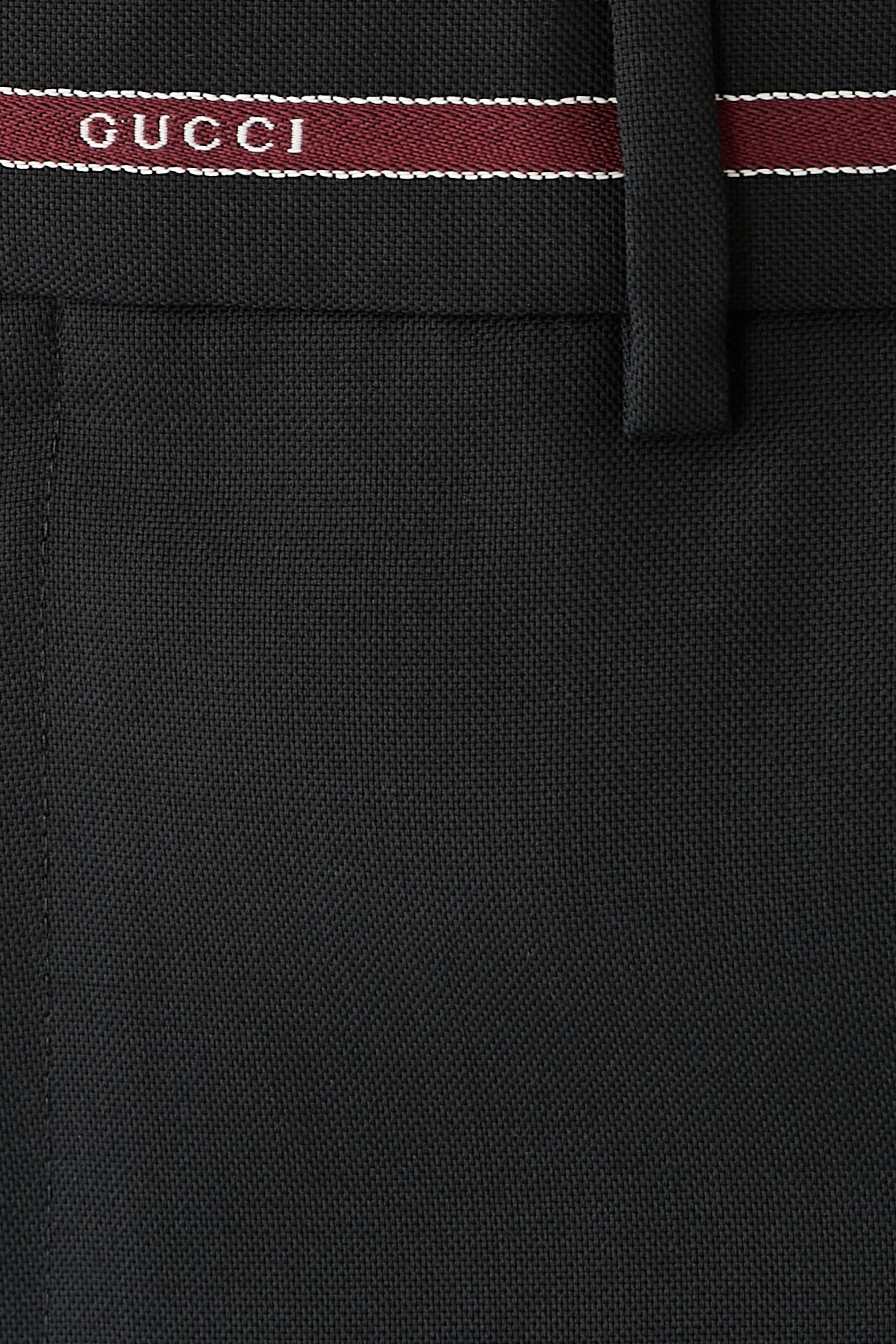 Selvedge Detail  Wool Pants