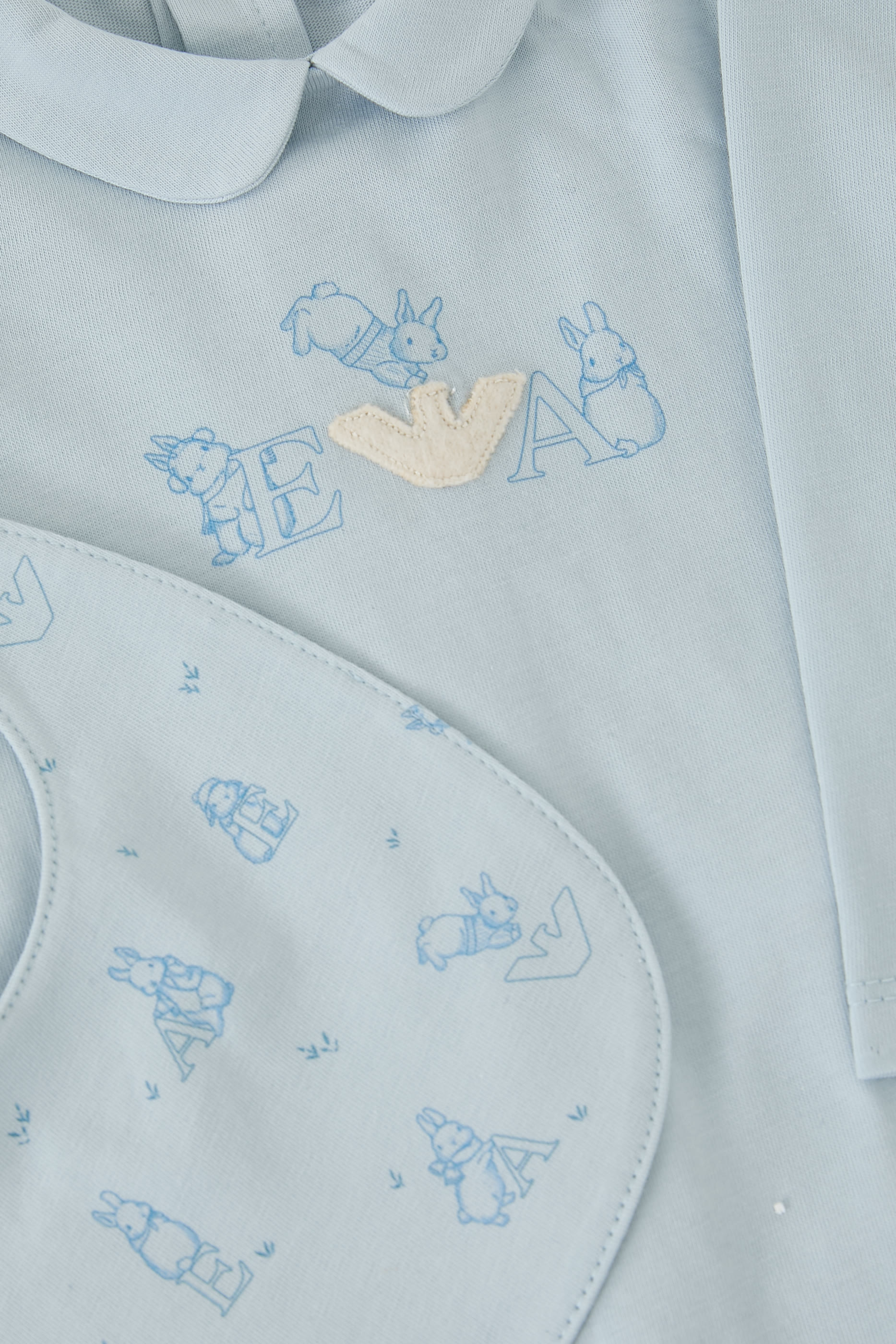 Kids  Funny Winter Onesie and Bib Set