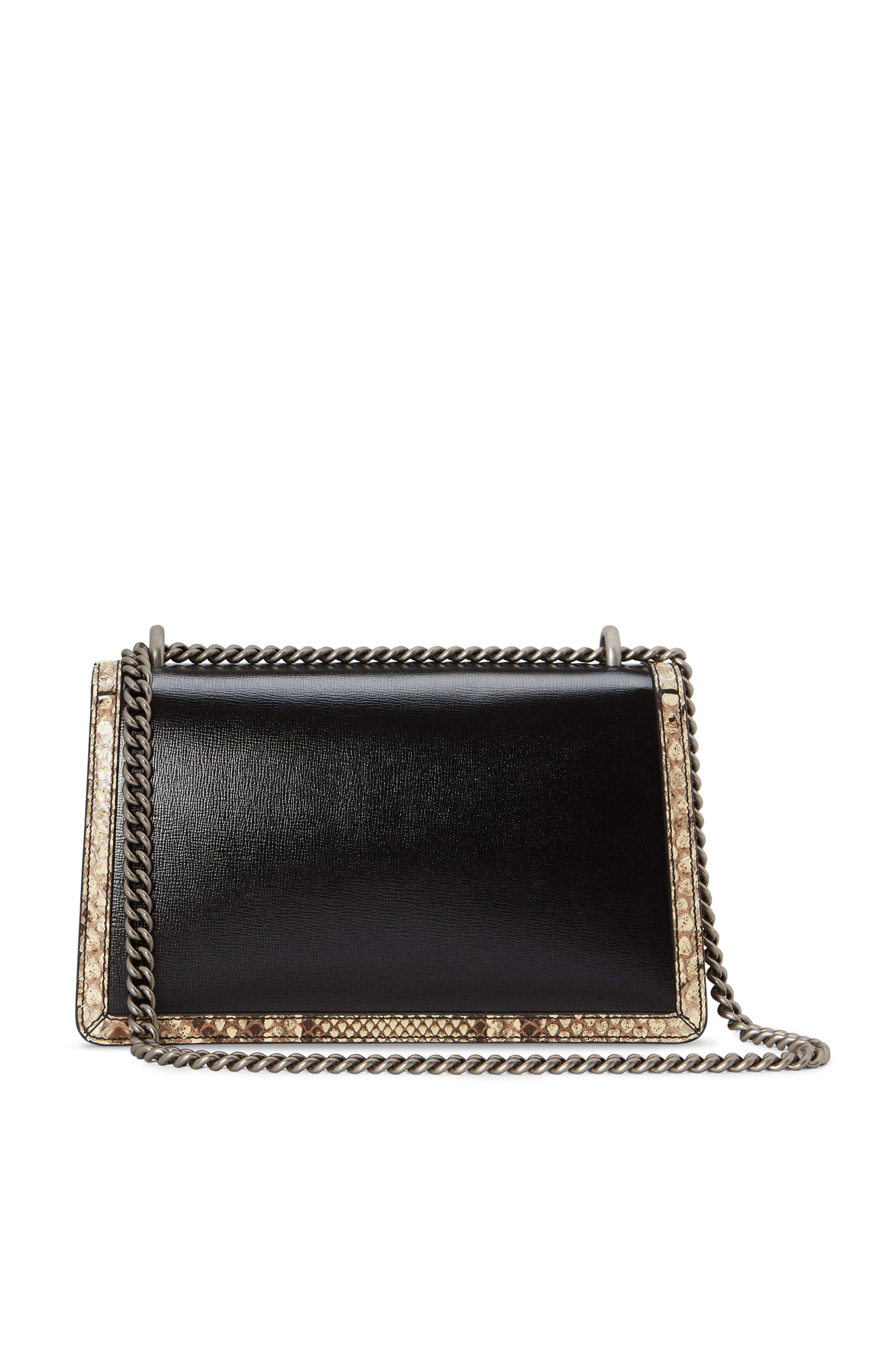 Dionysus Small Shoulder Bag With Python Trim