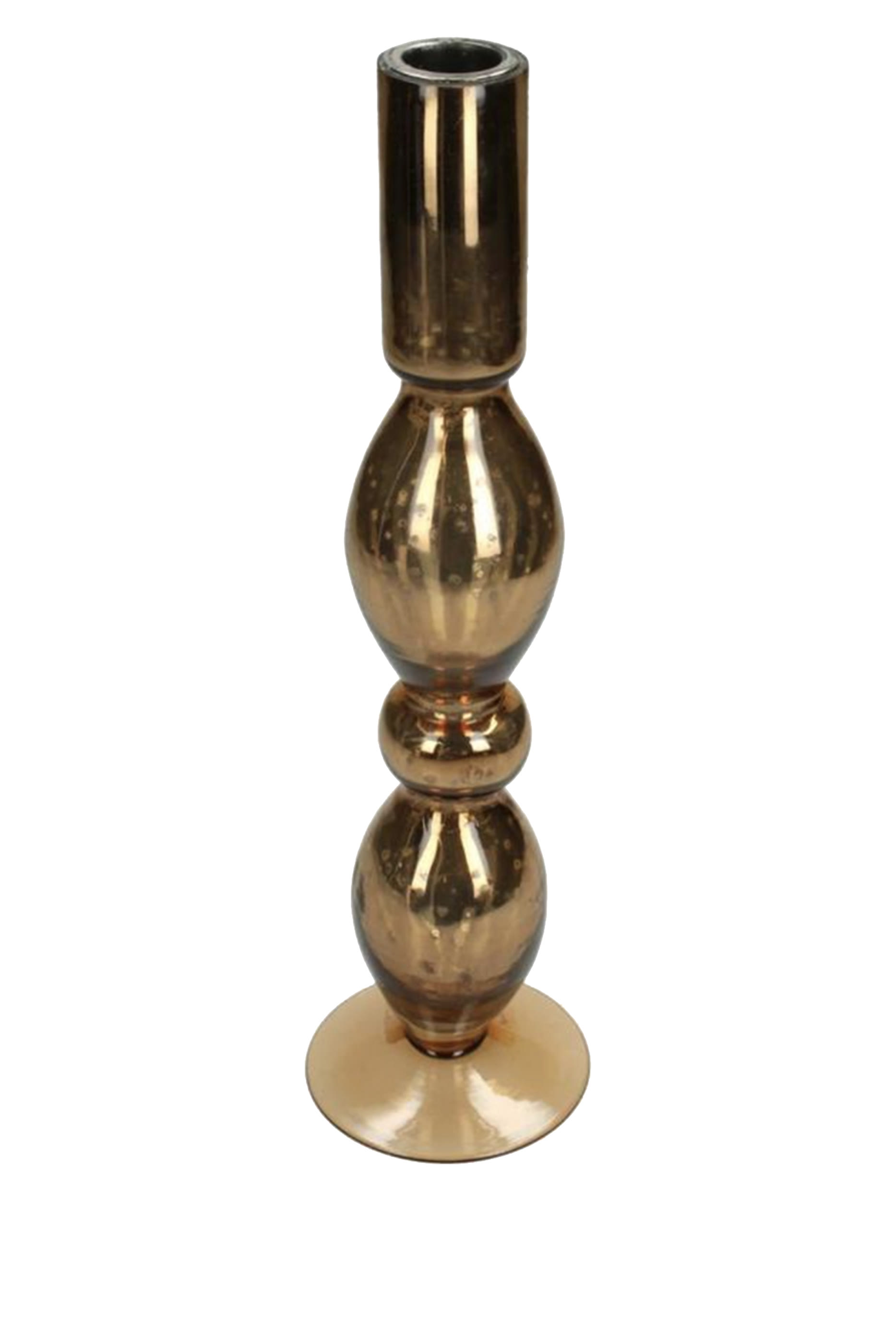 Glass Candlestick Holder