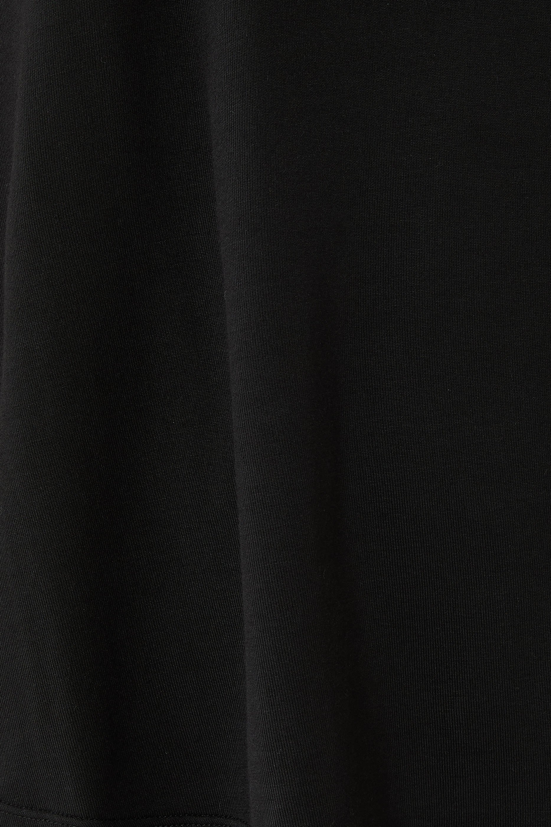  Jersey Chiffon Detail V-Neck Pajama Set 