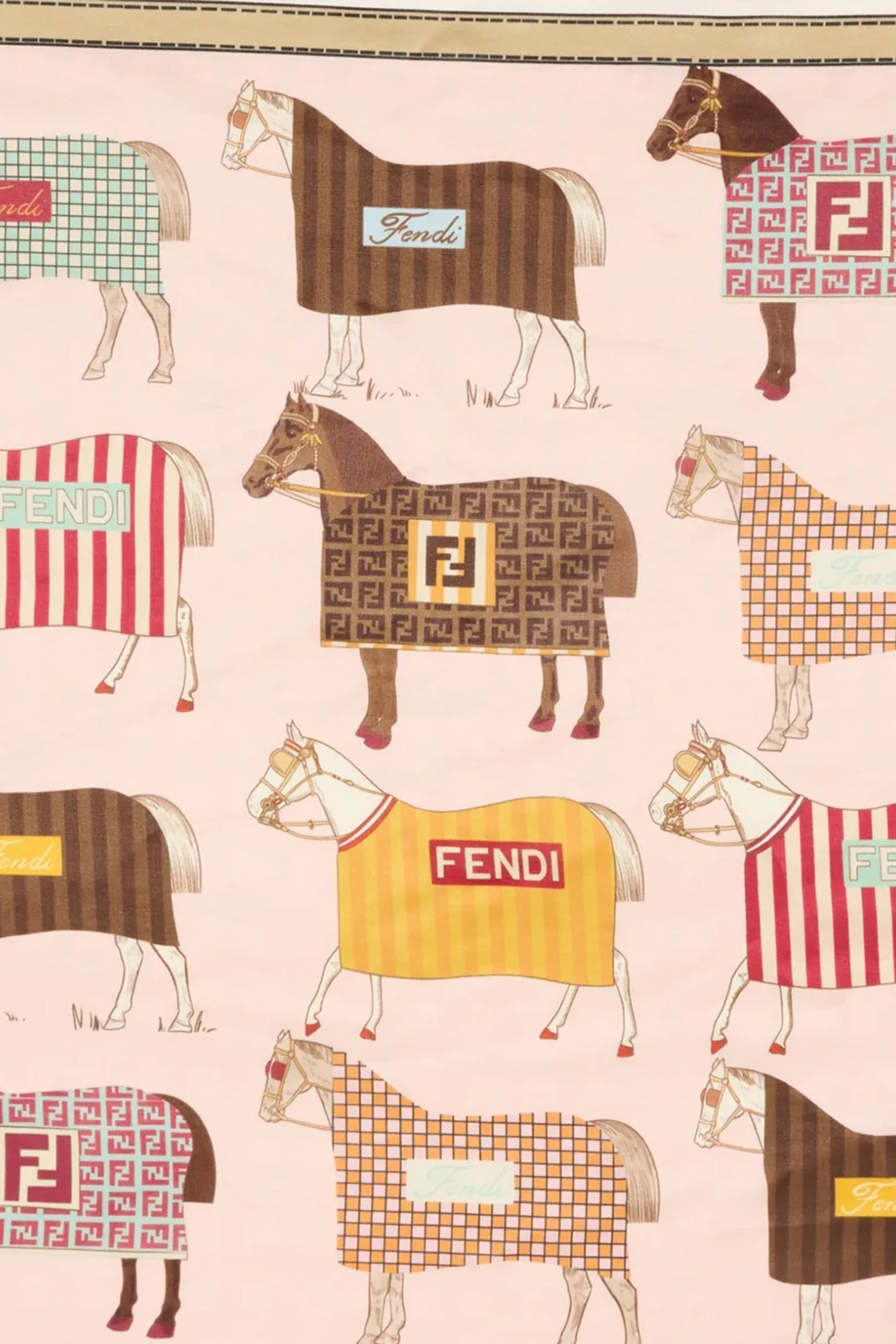 Kids Horse Print Scarf