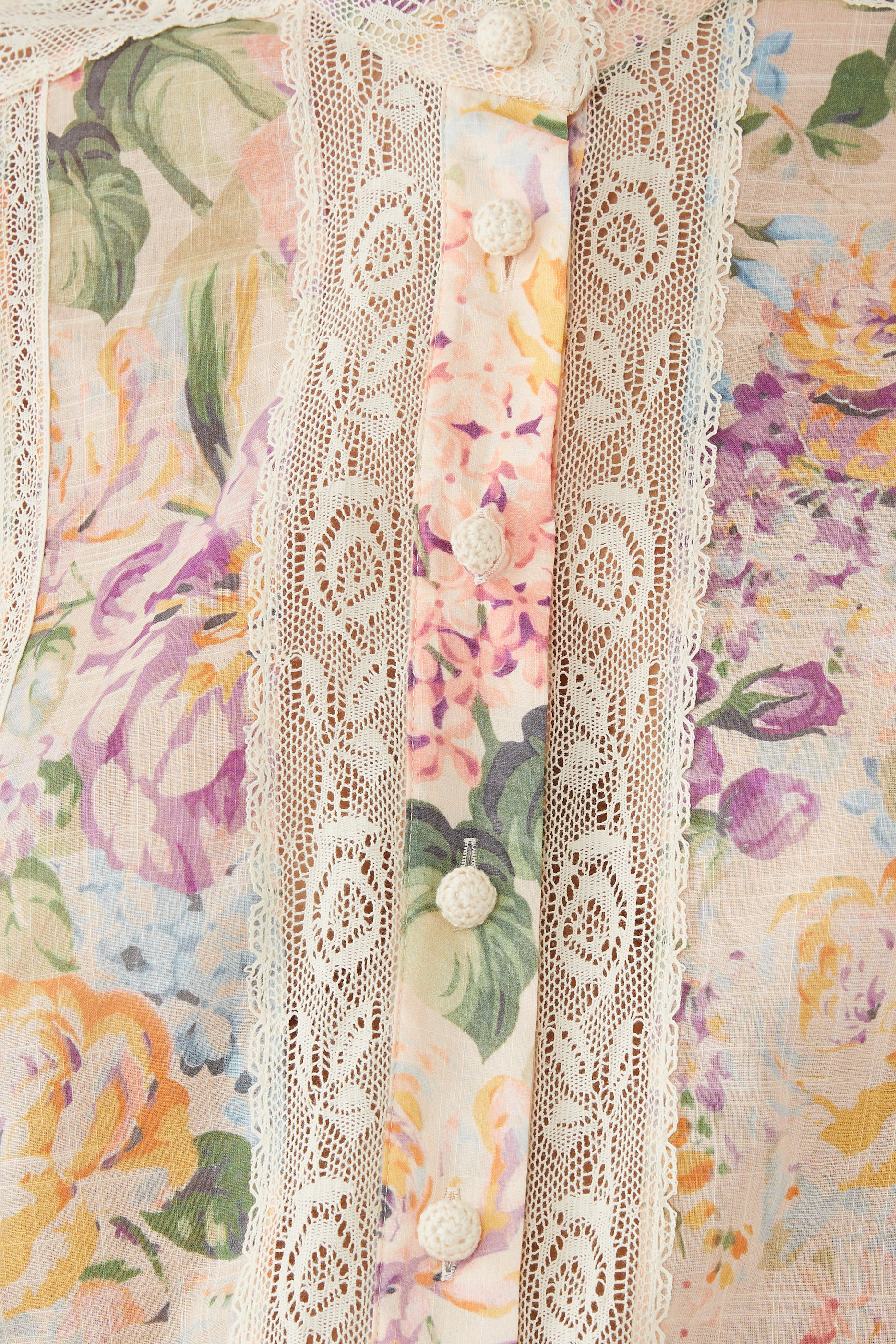 Halliday Lace Trim Shirt