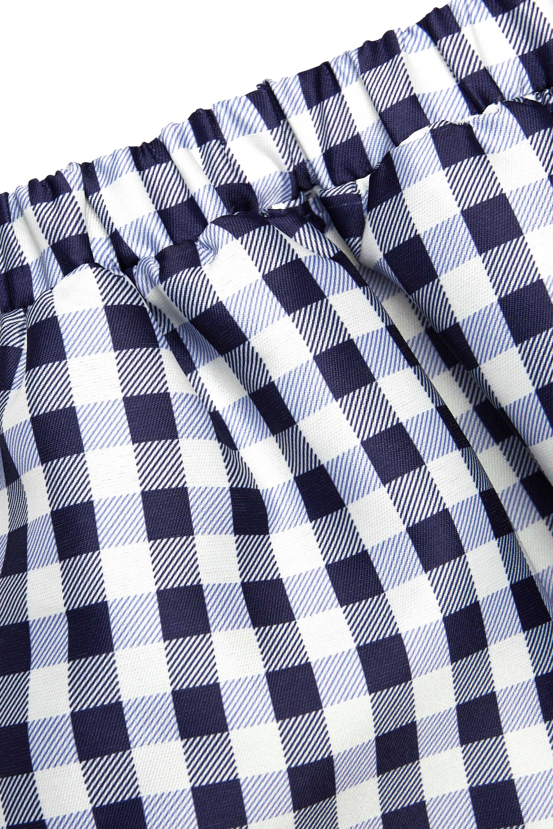 Kids Gingham Taffeta Skirt