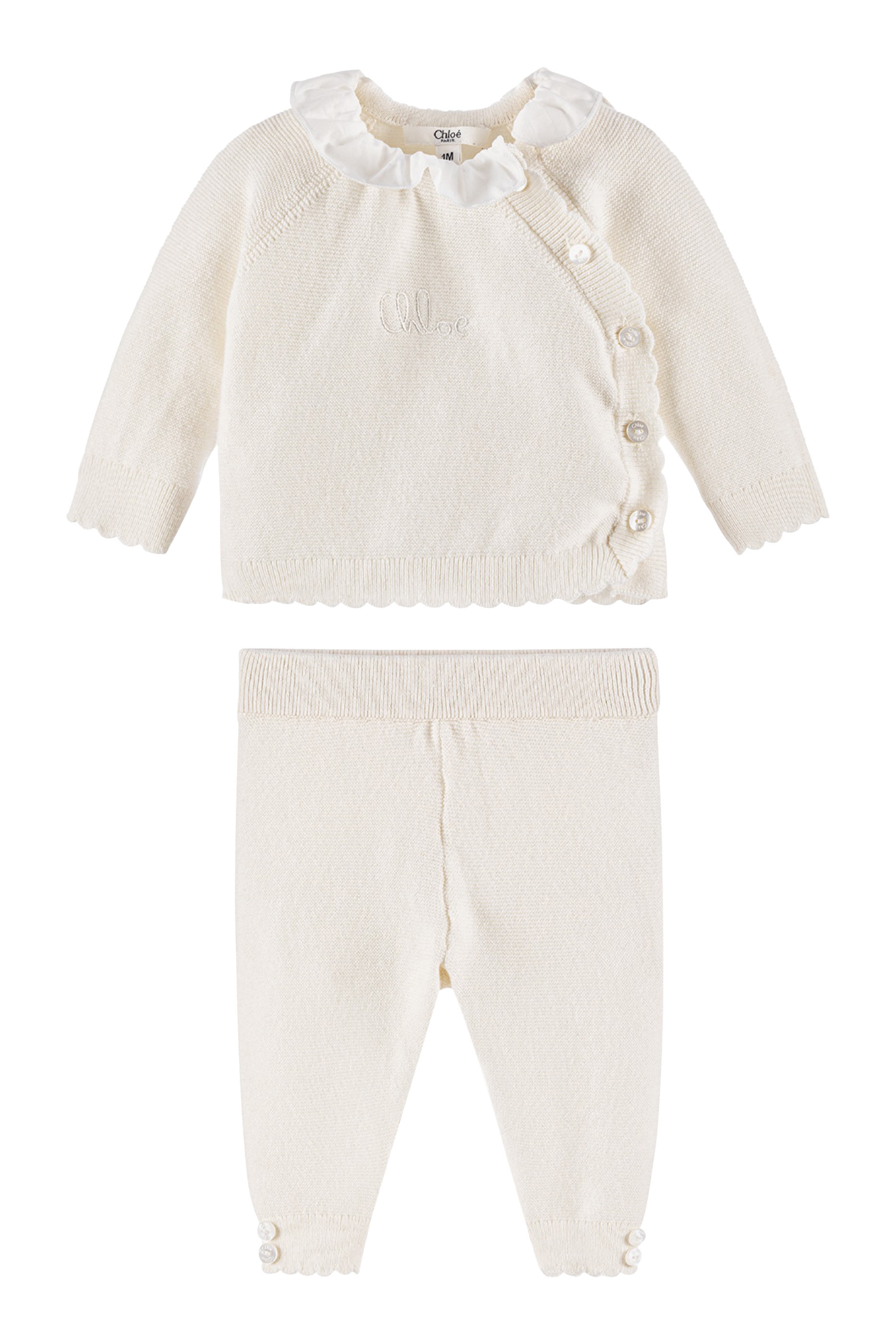 Kids Knitted Sweater and Trousers Set 