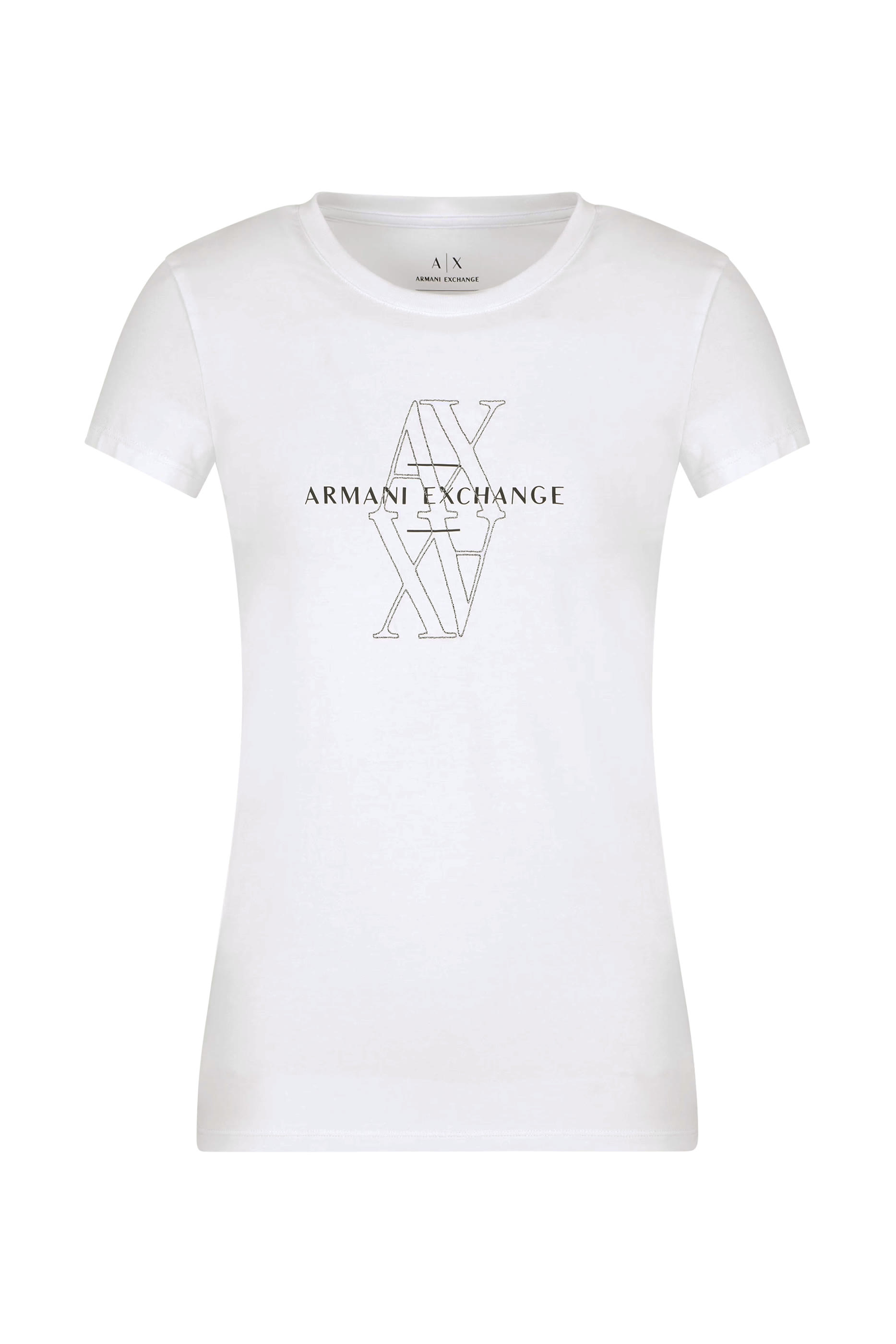 AX Logo Lettering Jersey T-Shirt
