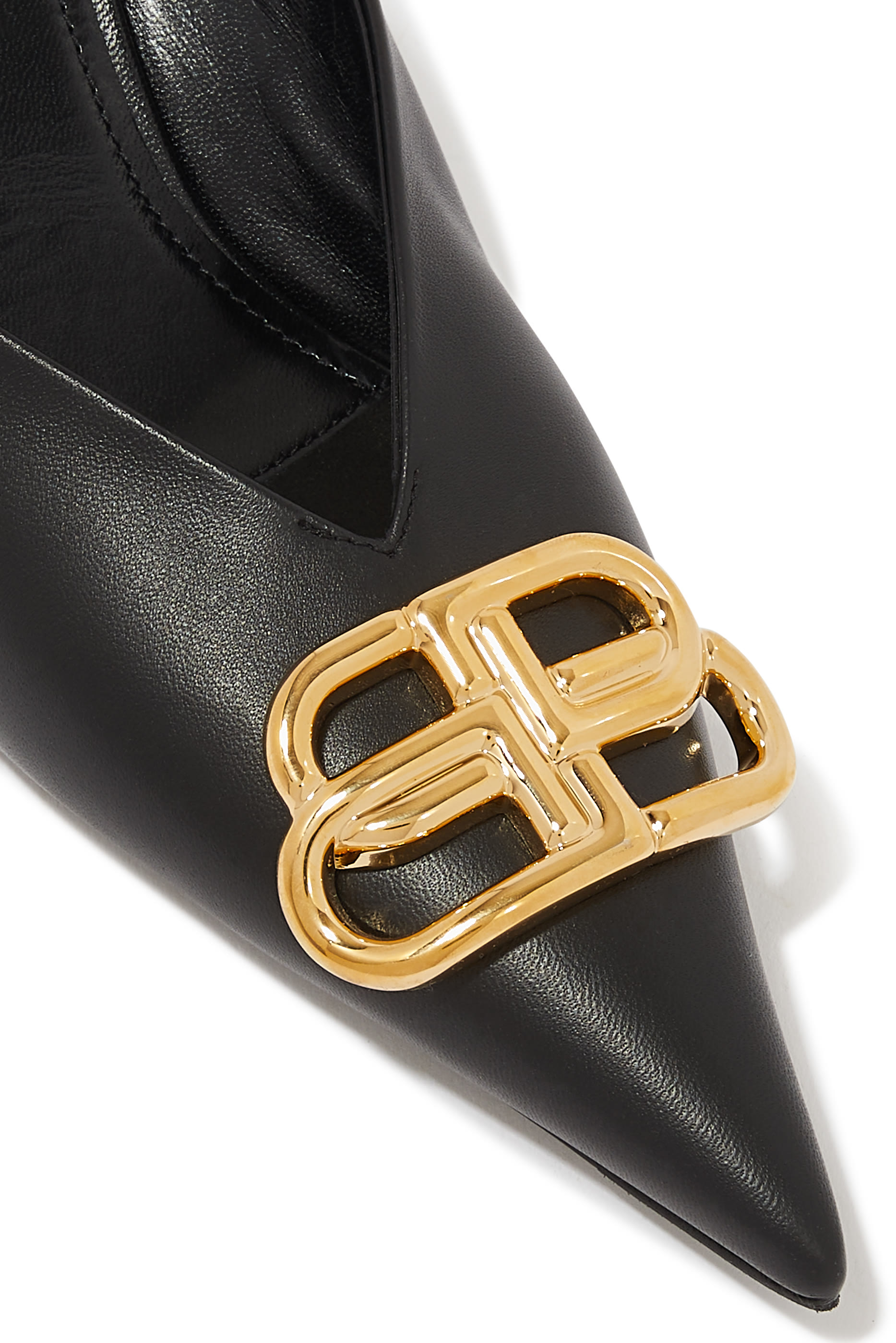 Square Knife Nappa Mule