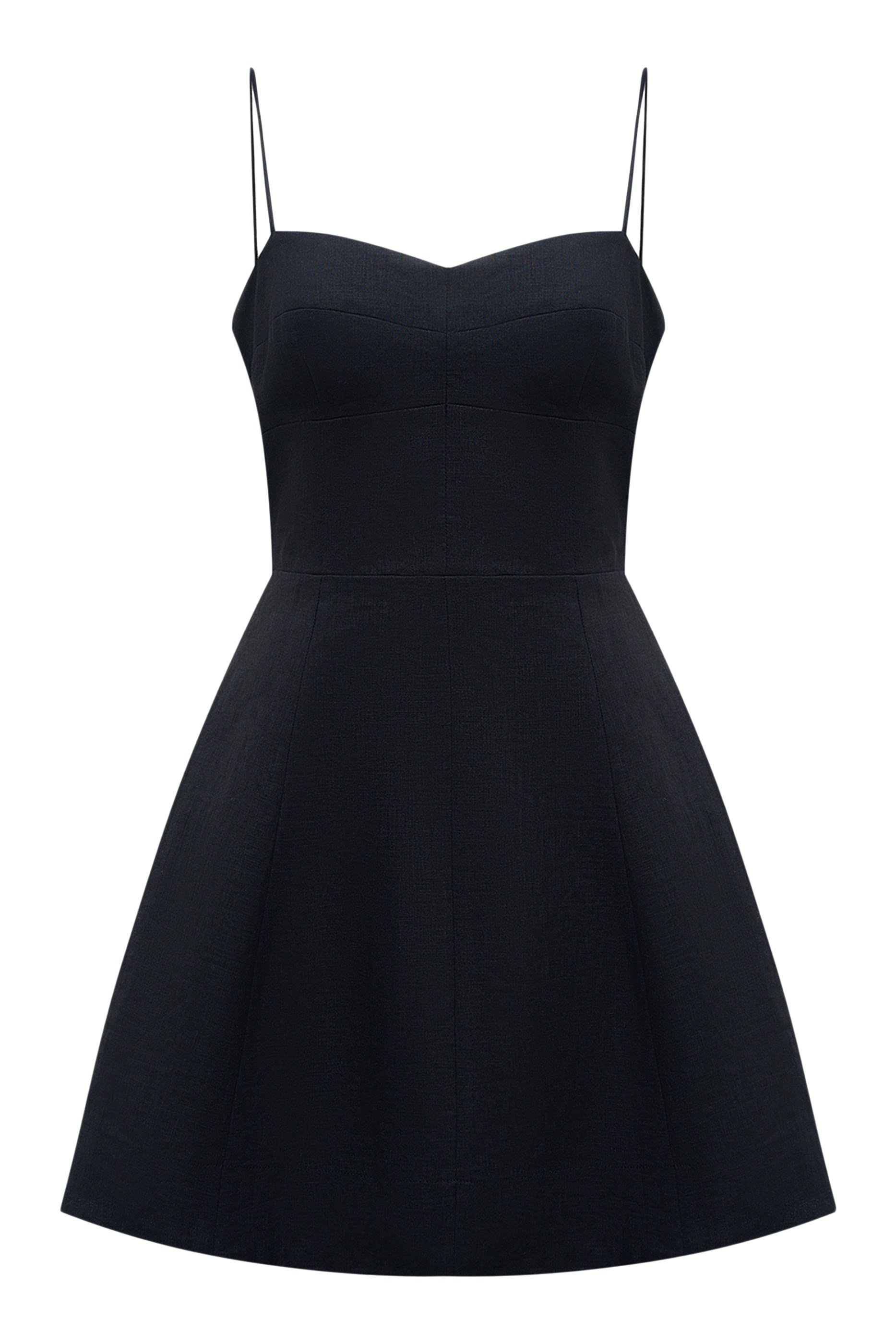 Slip Linen-Cotton Mini Dress