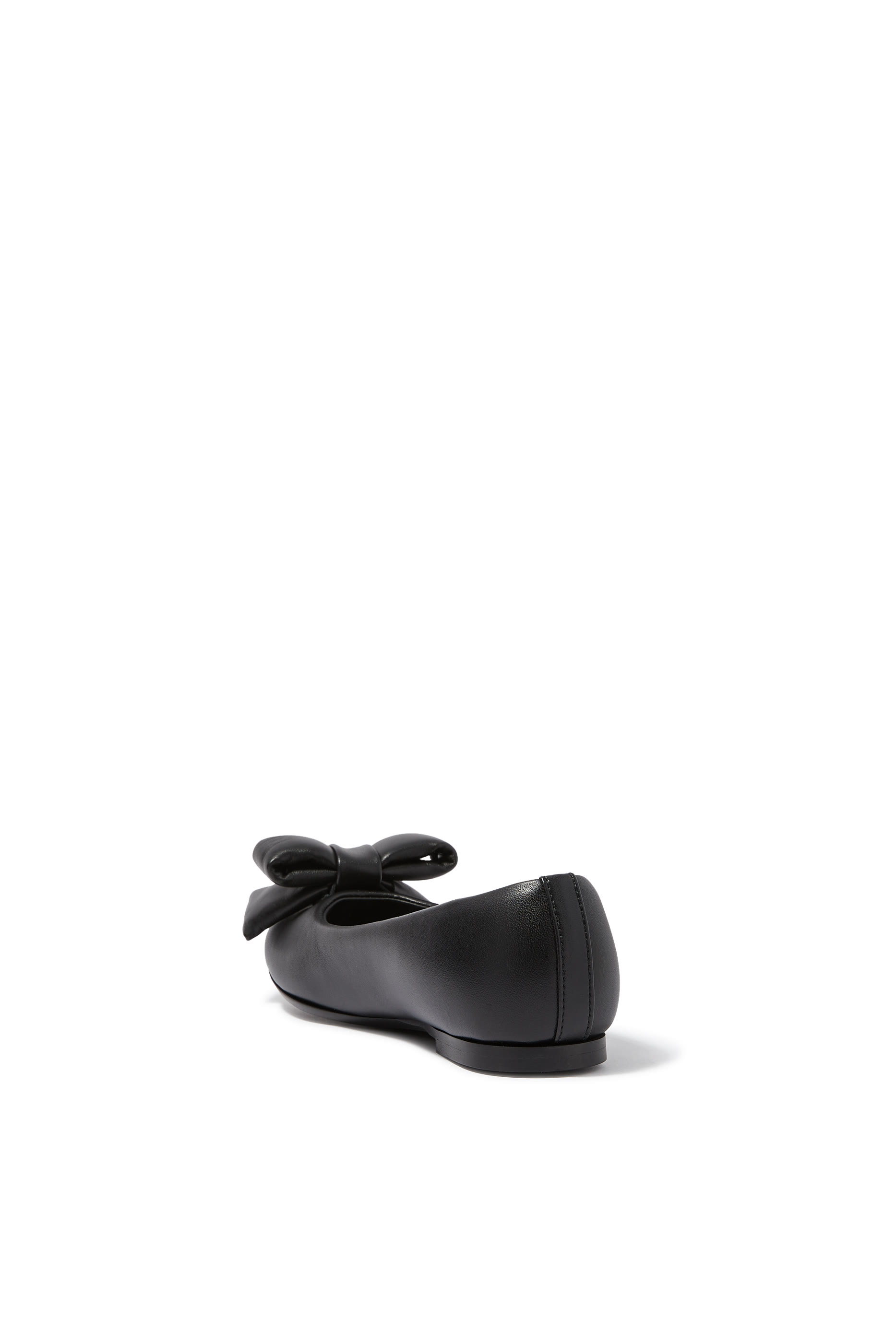 Kids Puffy Bow Flats