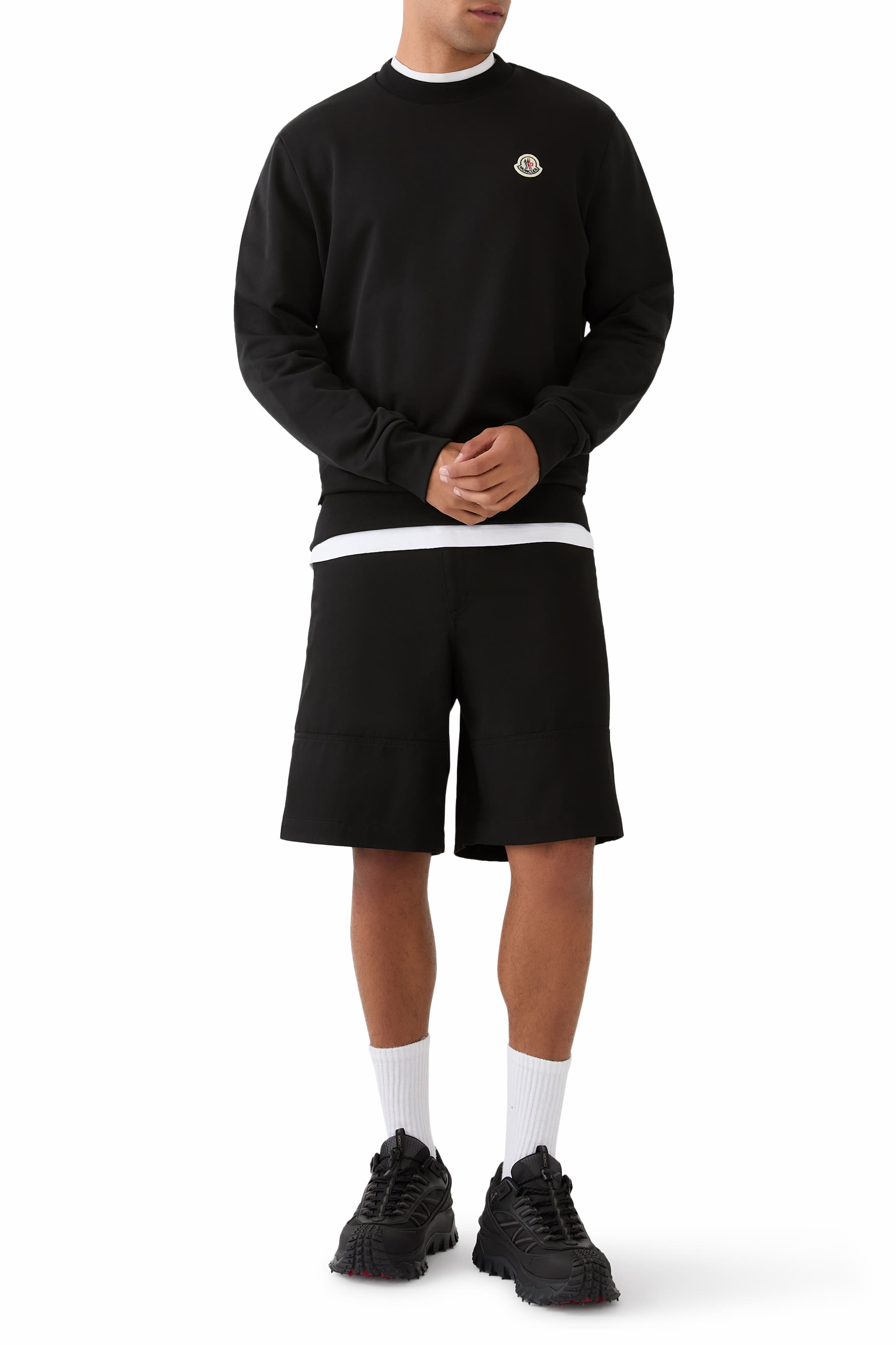 Logo Cotton Bermuda Shorts