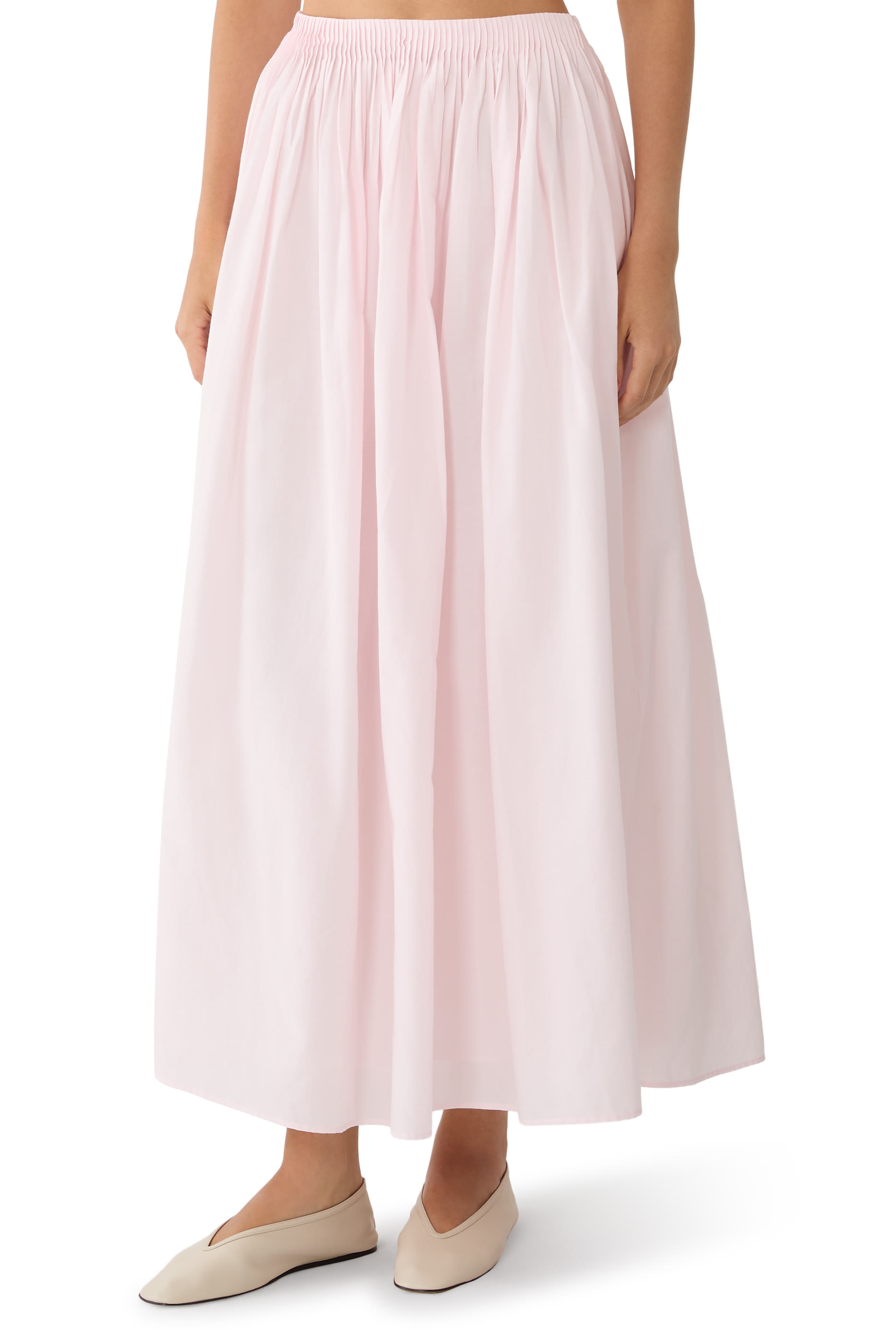 Naya Gathered Midi Skirt
