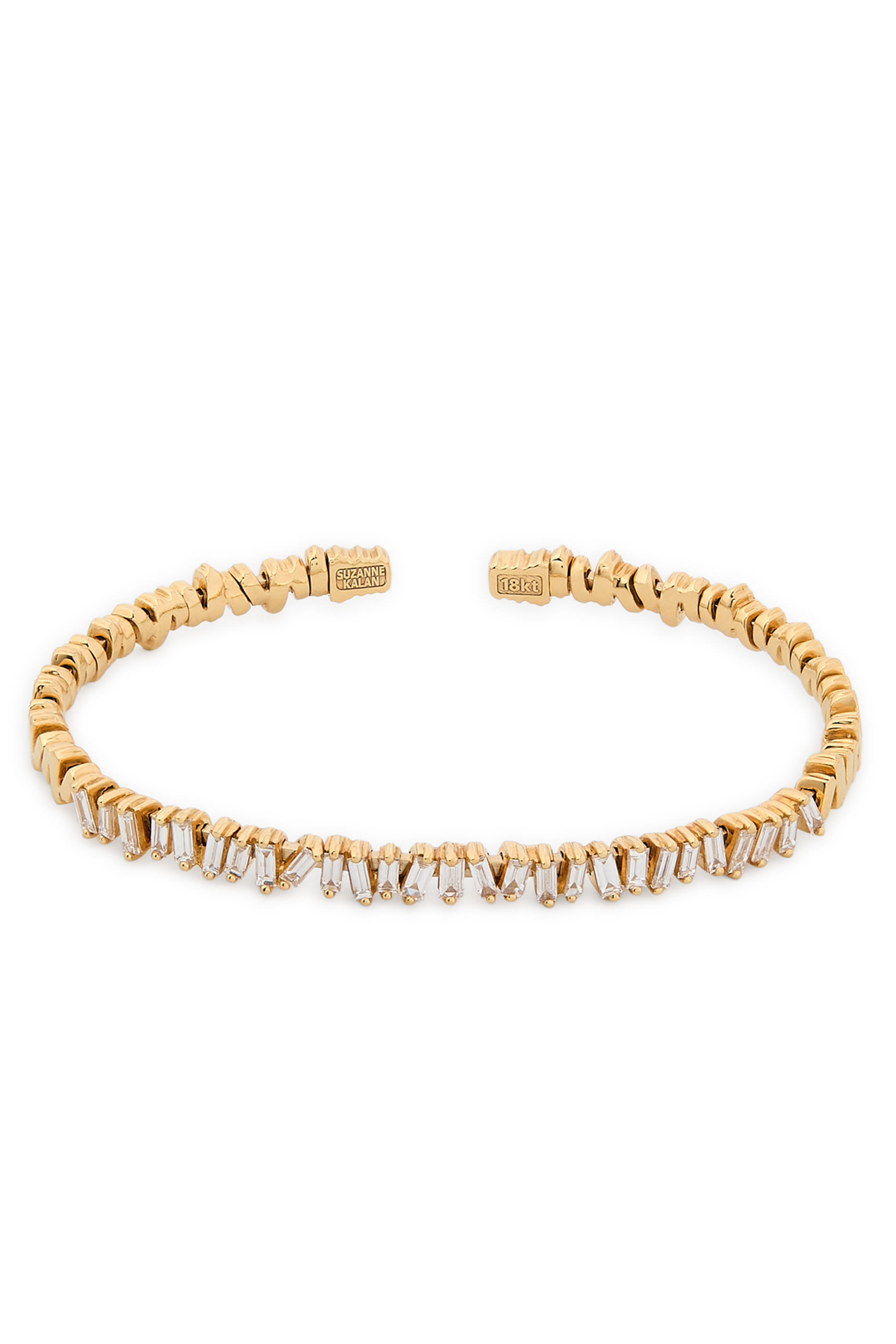 Classic Diamond Bangle, 18K Yellow Gold 