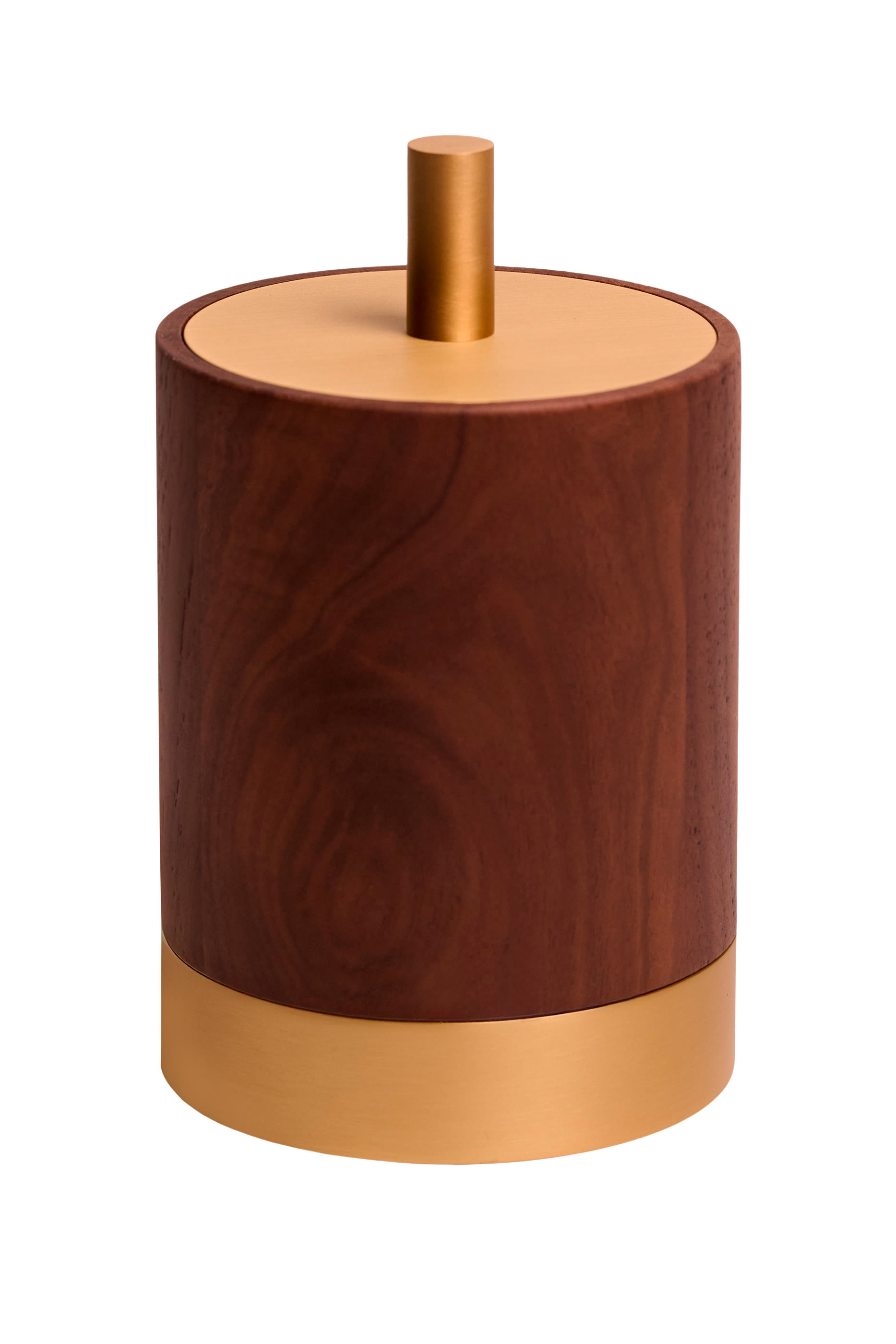 Walnut Cotton Wool Jar