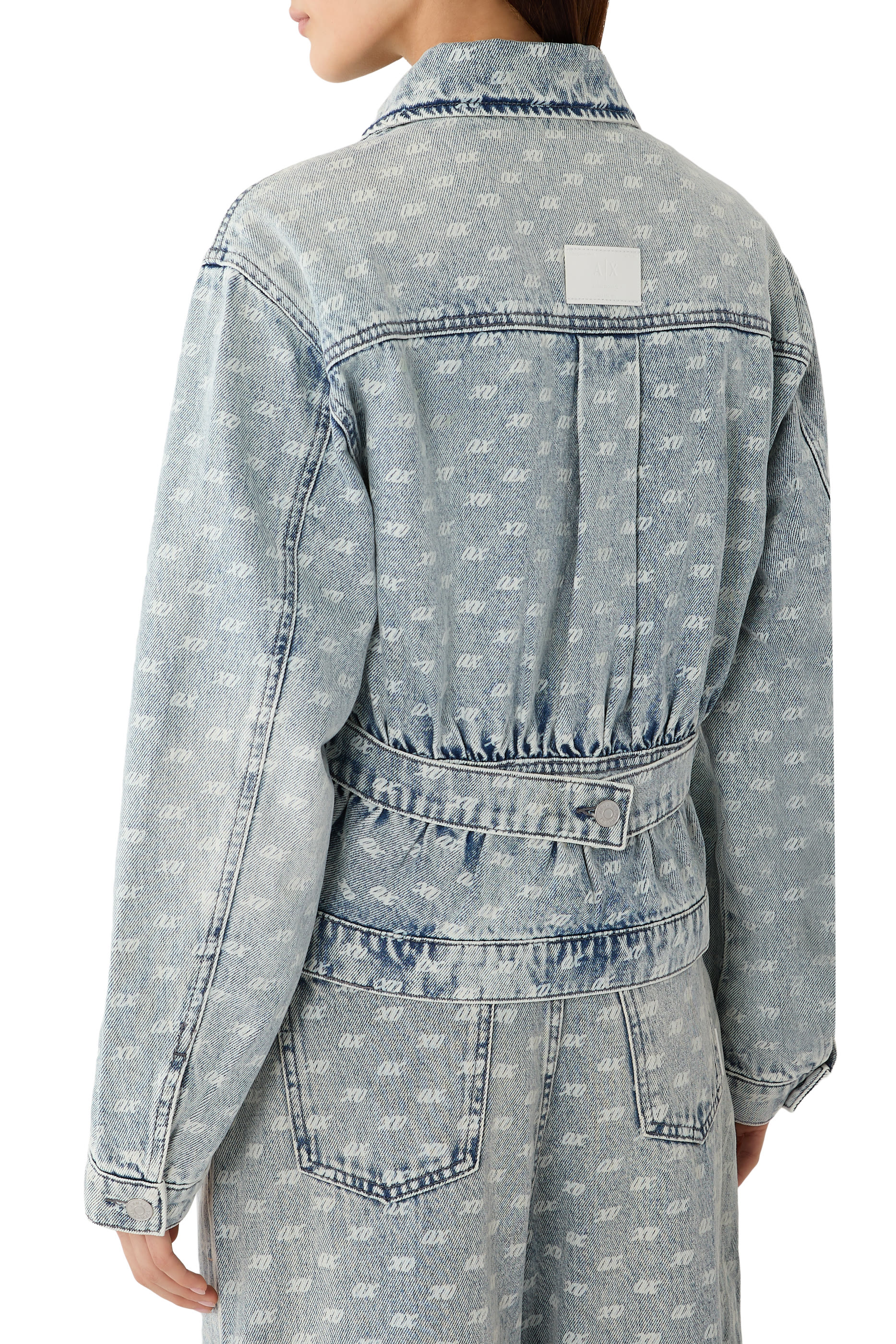 Allover Print Blouson Jacket