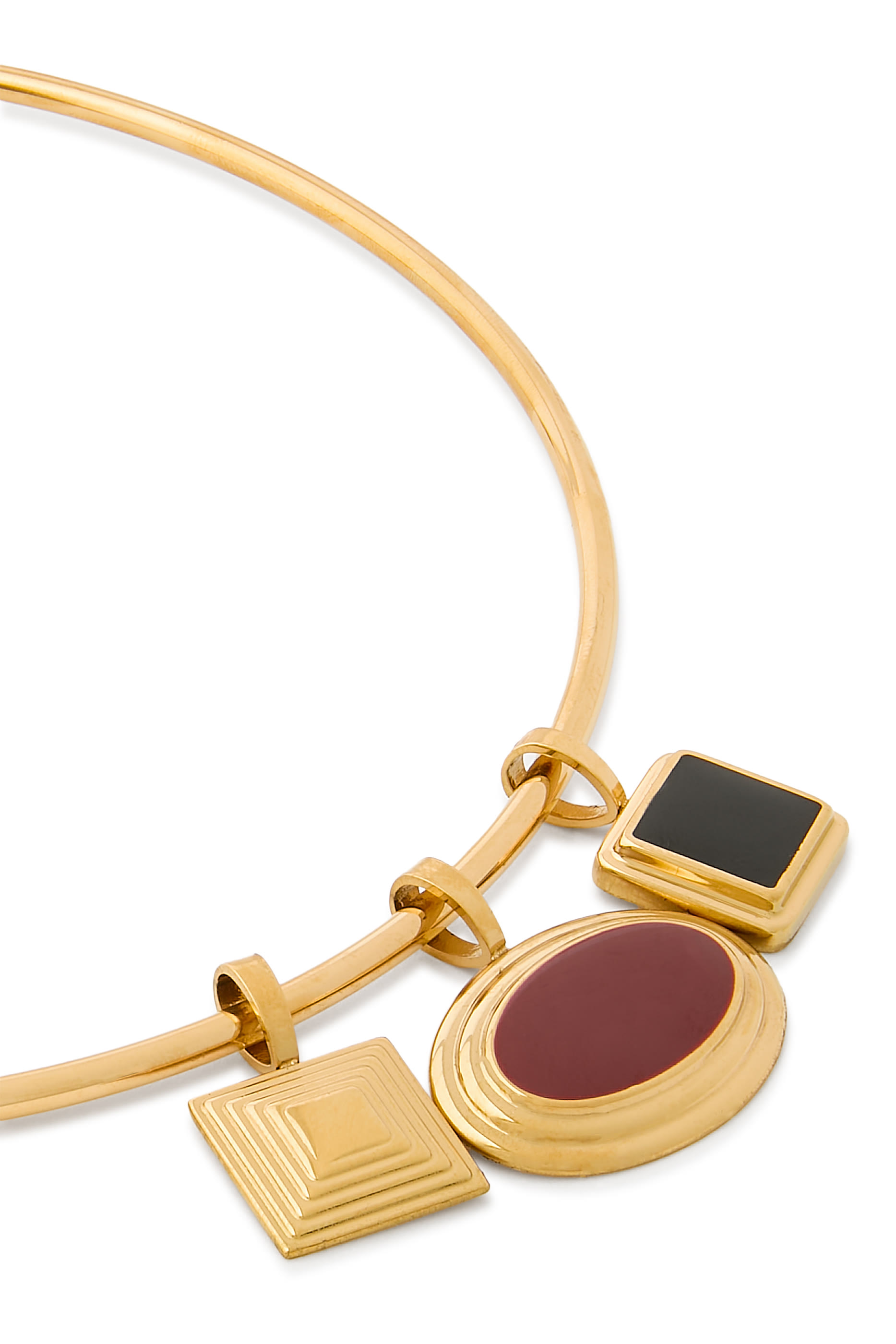  Solene Choker Set, 18k Gold Plated PVD Stainless Steel