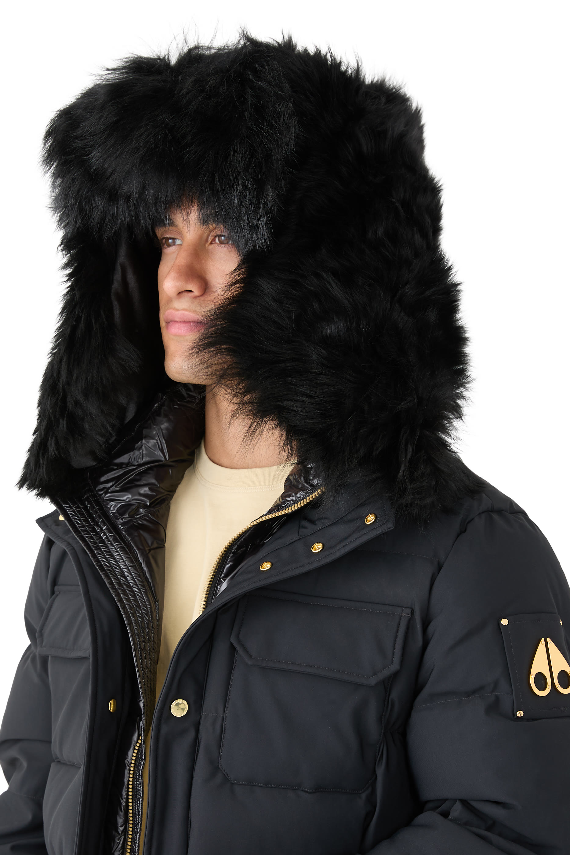 Efna Shearling Pilot Hat