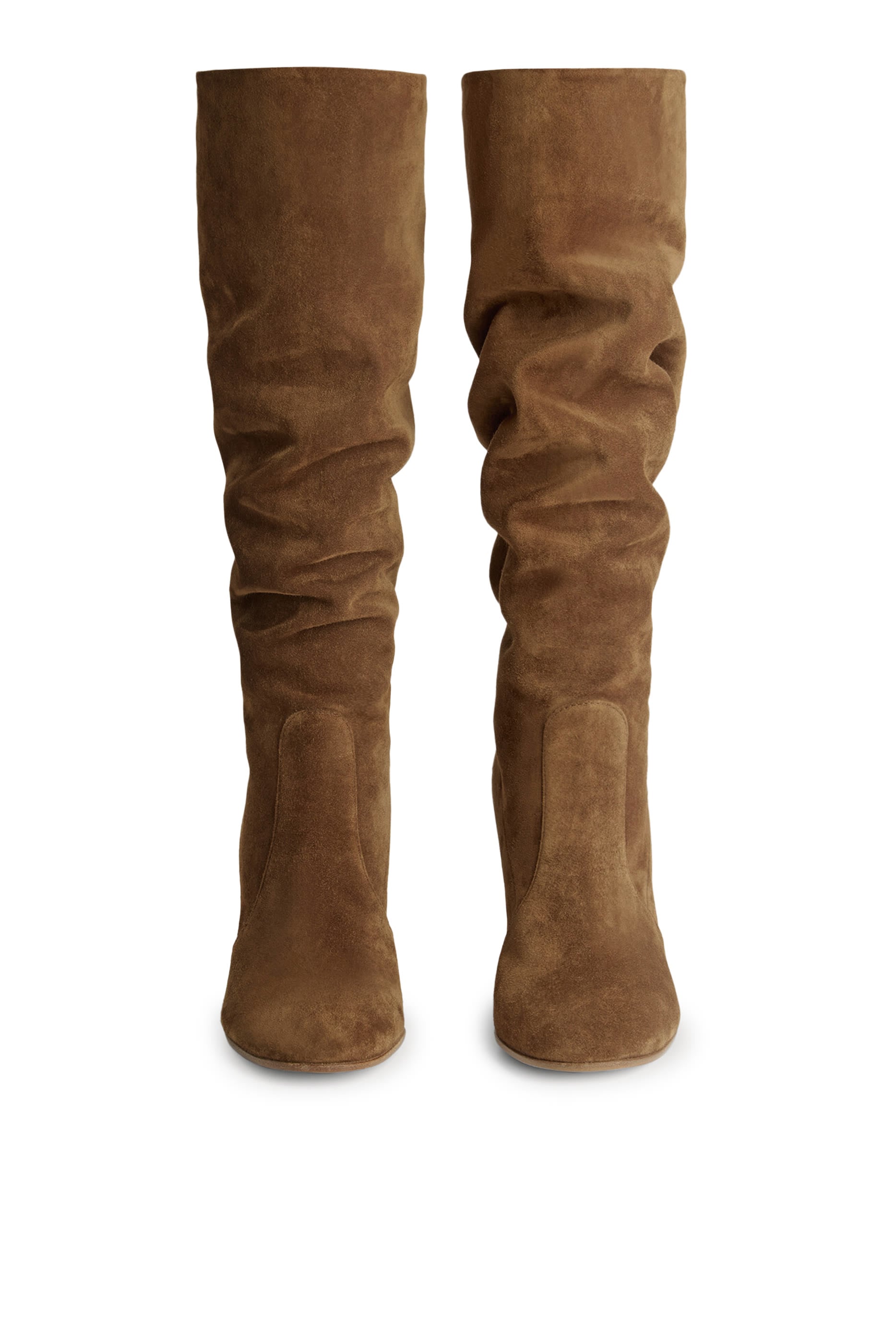 Glen 85 Knee Boots in Suede Leather