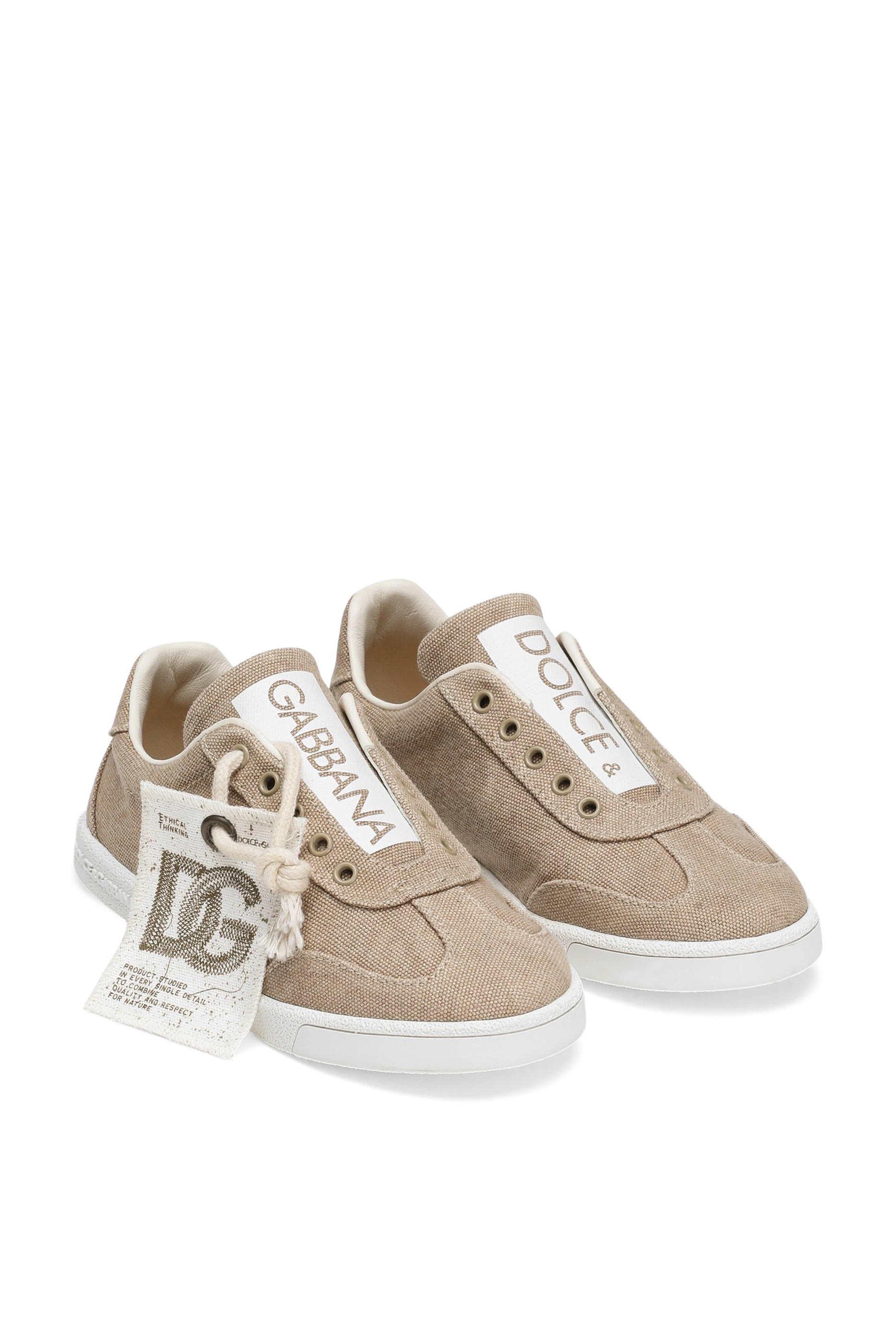 Kids DG Logo Canvas Sneakers