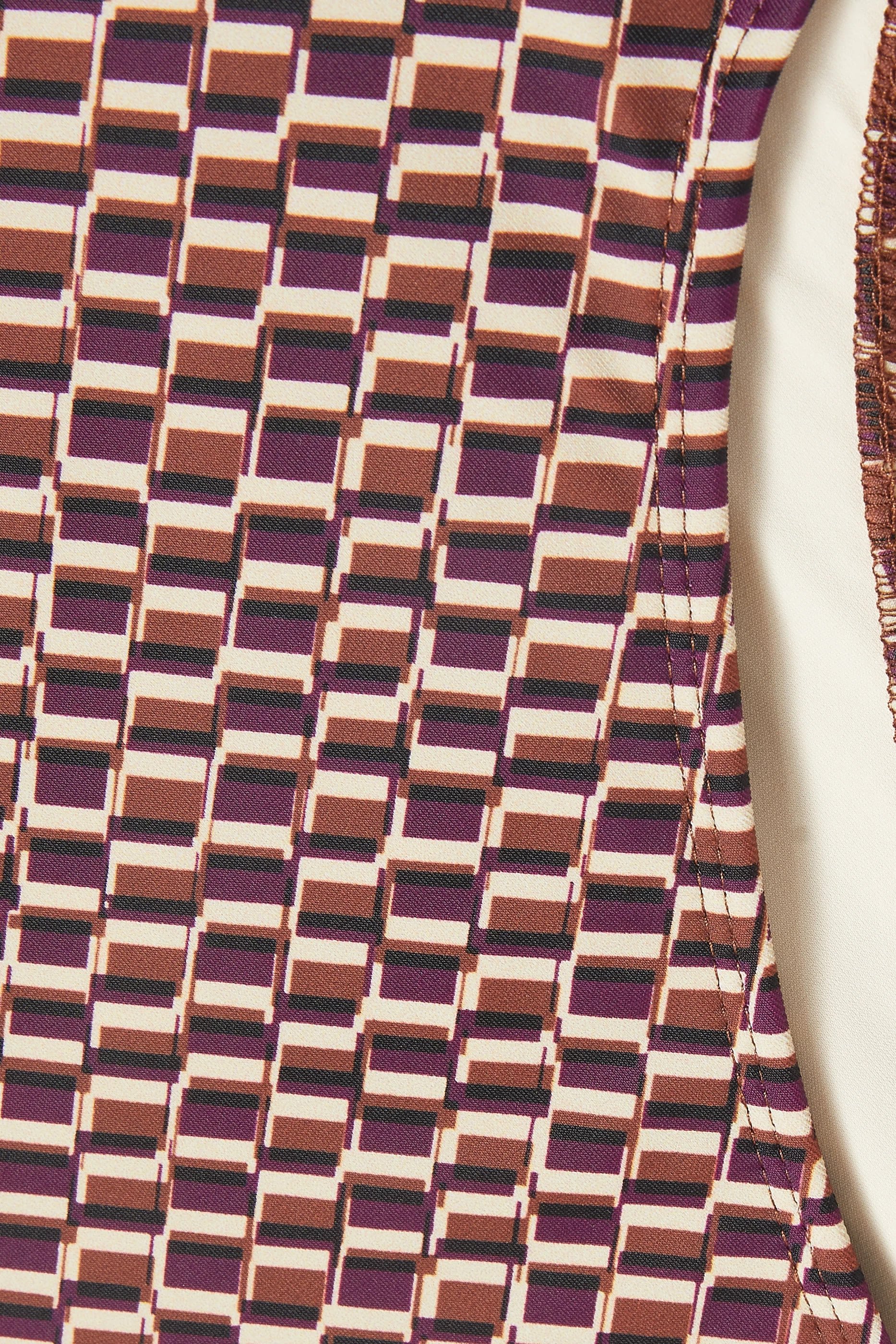 Cannes Printed One Piece Swimsuit 