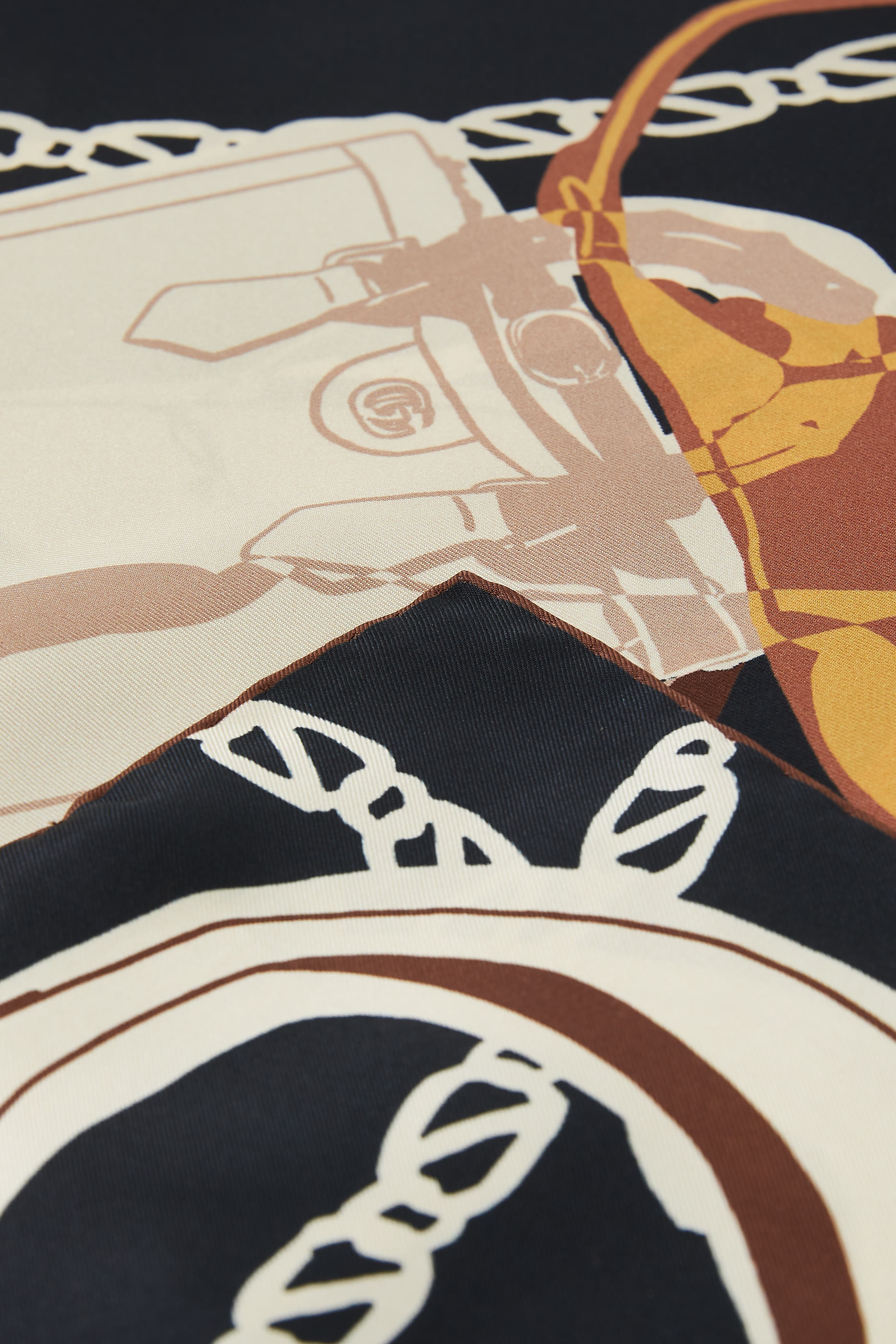 Bag Print Twill Carr&eacute;