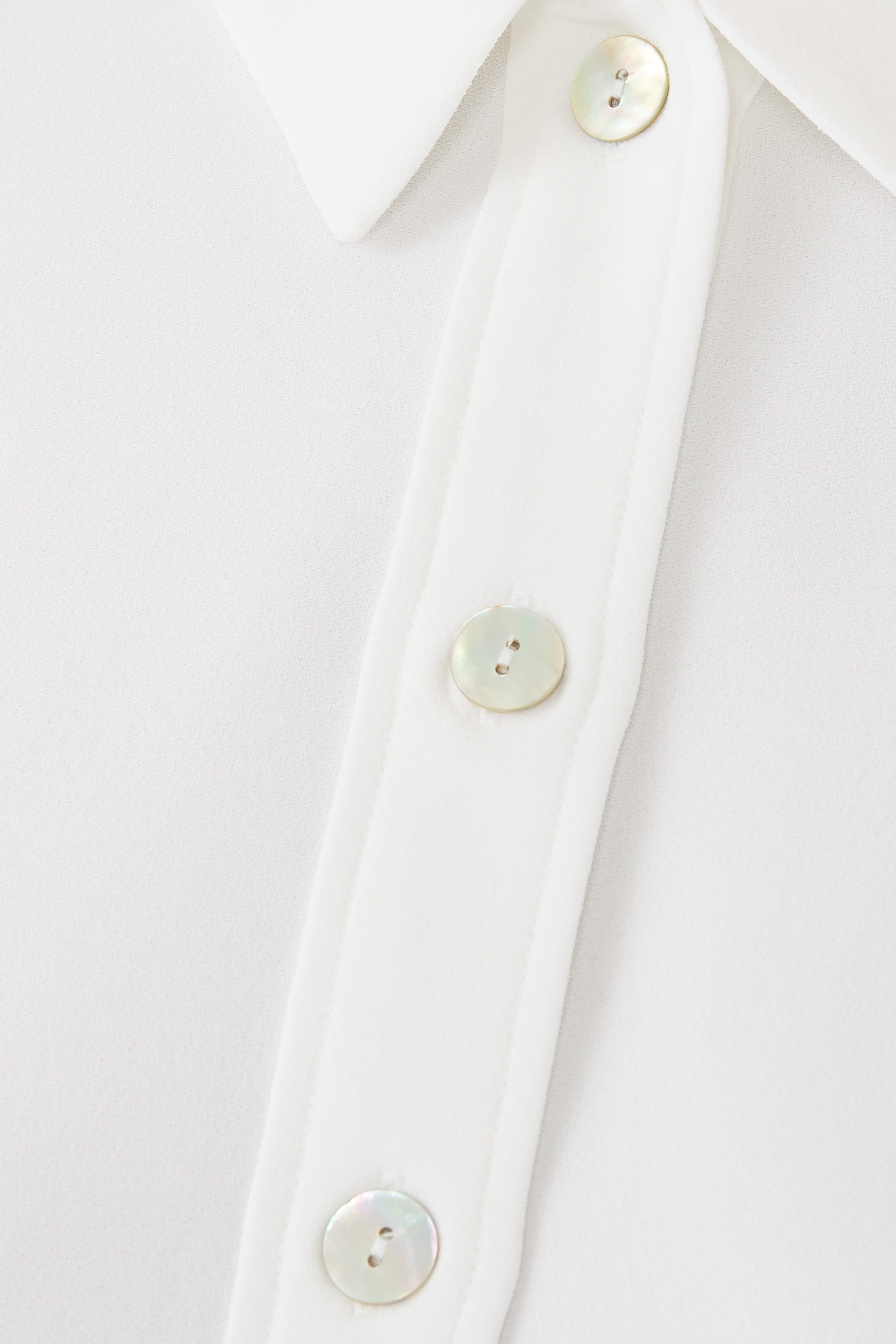 Cr&ecirc;pe Polo Shirt