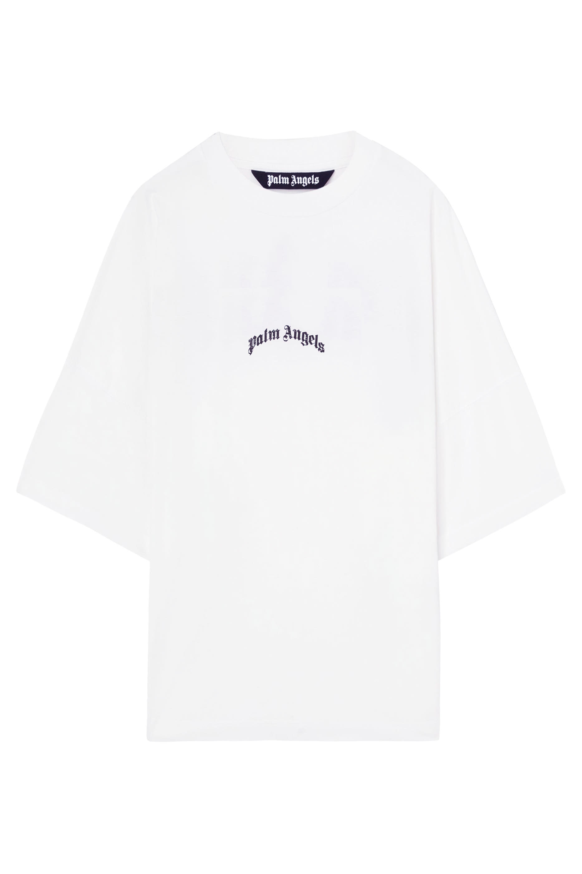 Curved Logo Oversized T-Shirt