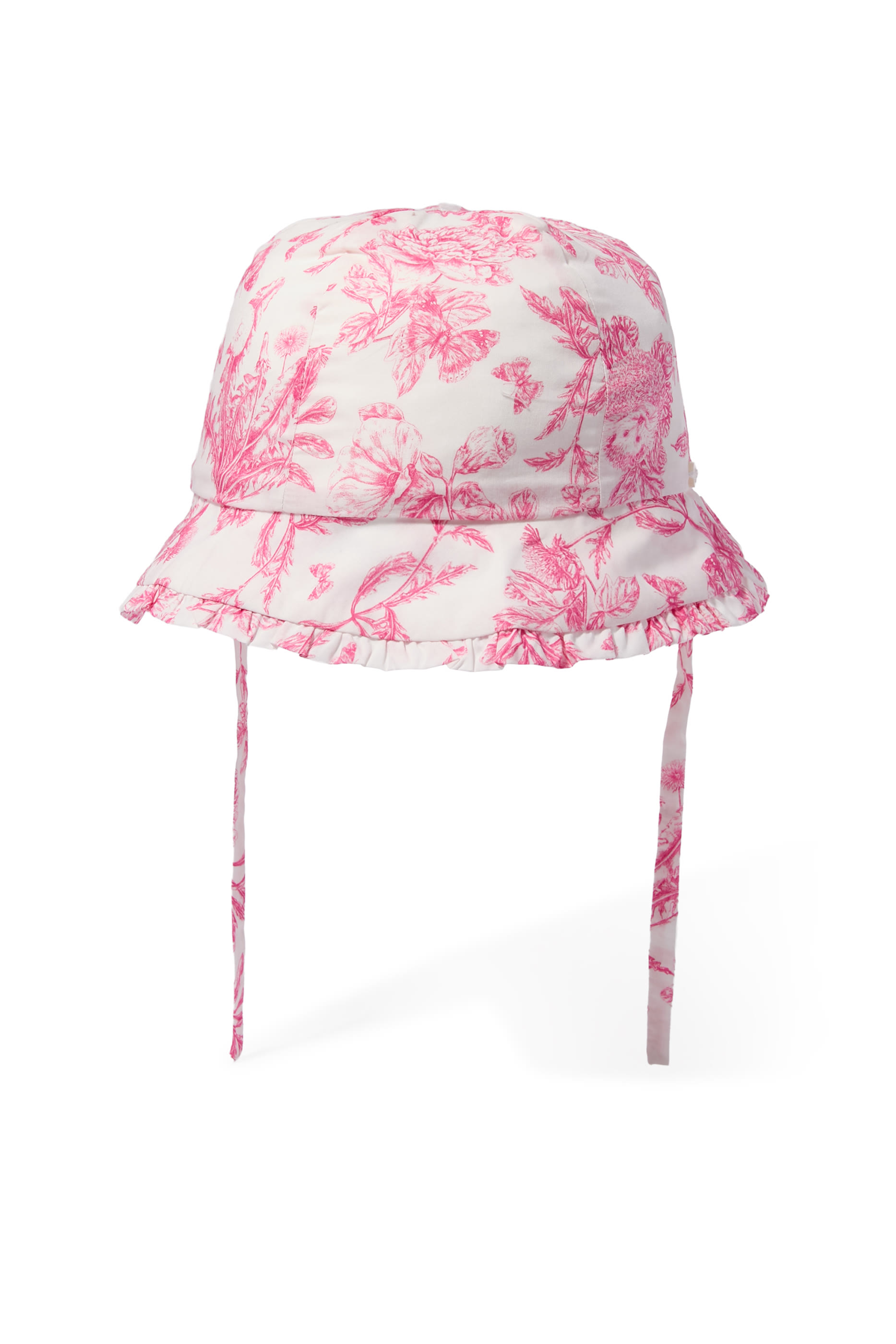 Kids Cotton Print Inspiration Toile de Jouy Bob Hat 