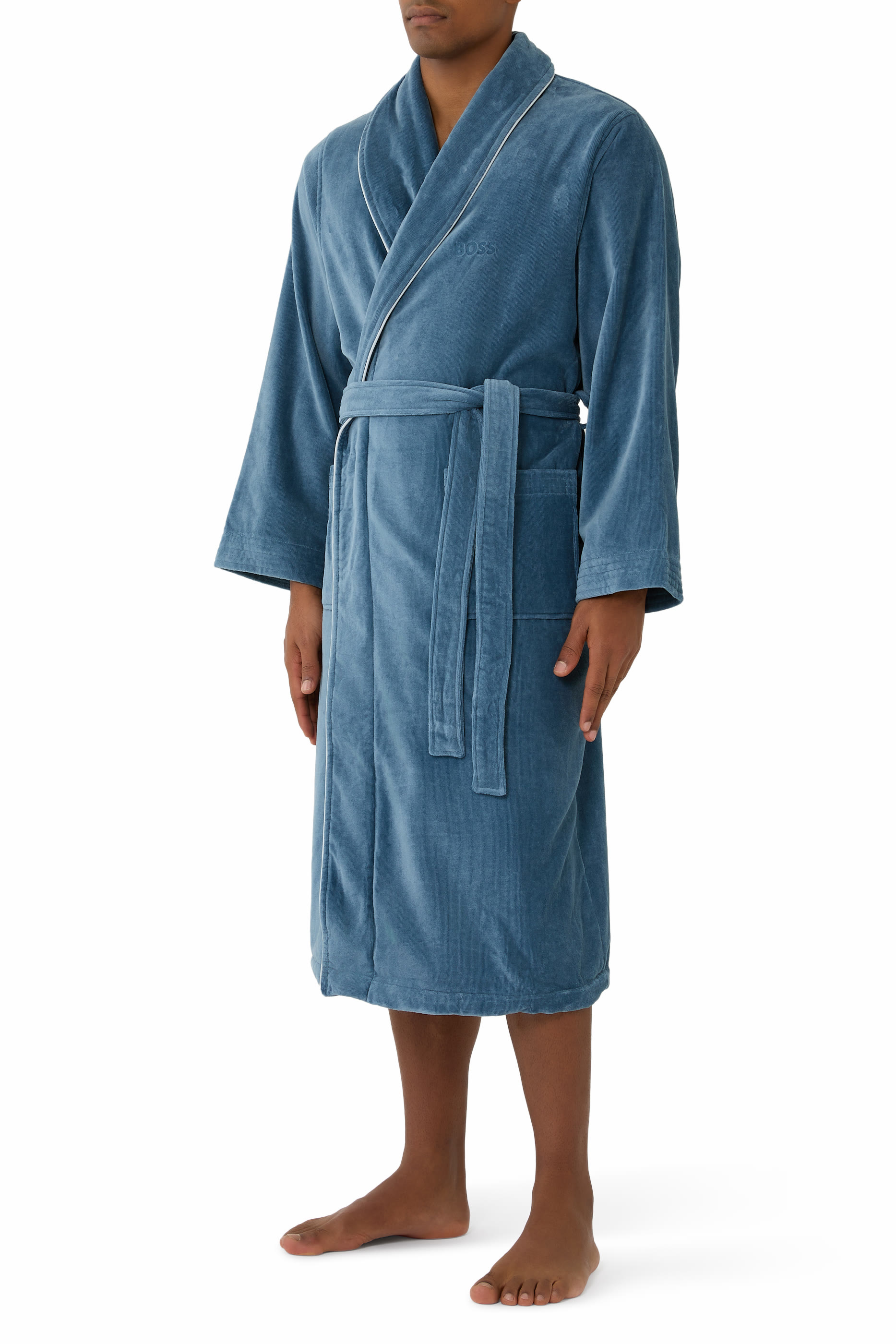Tiago Cotton Dressing Gown
