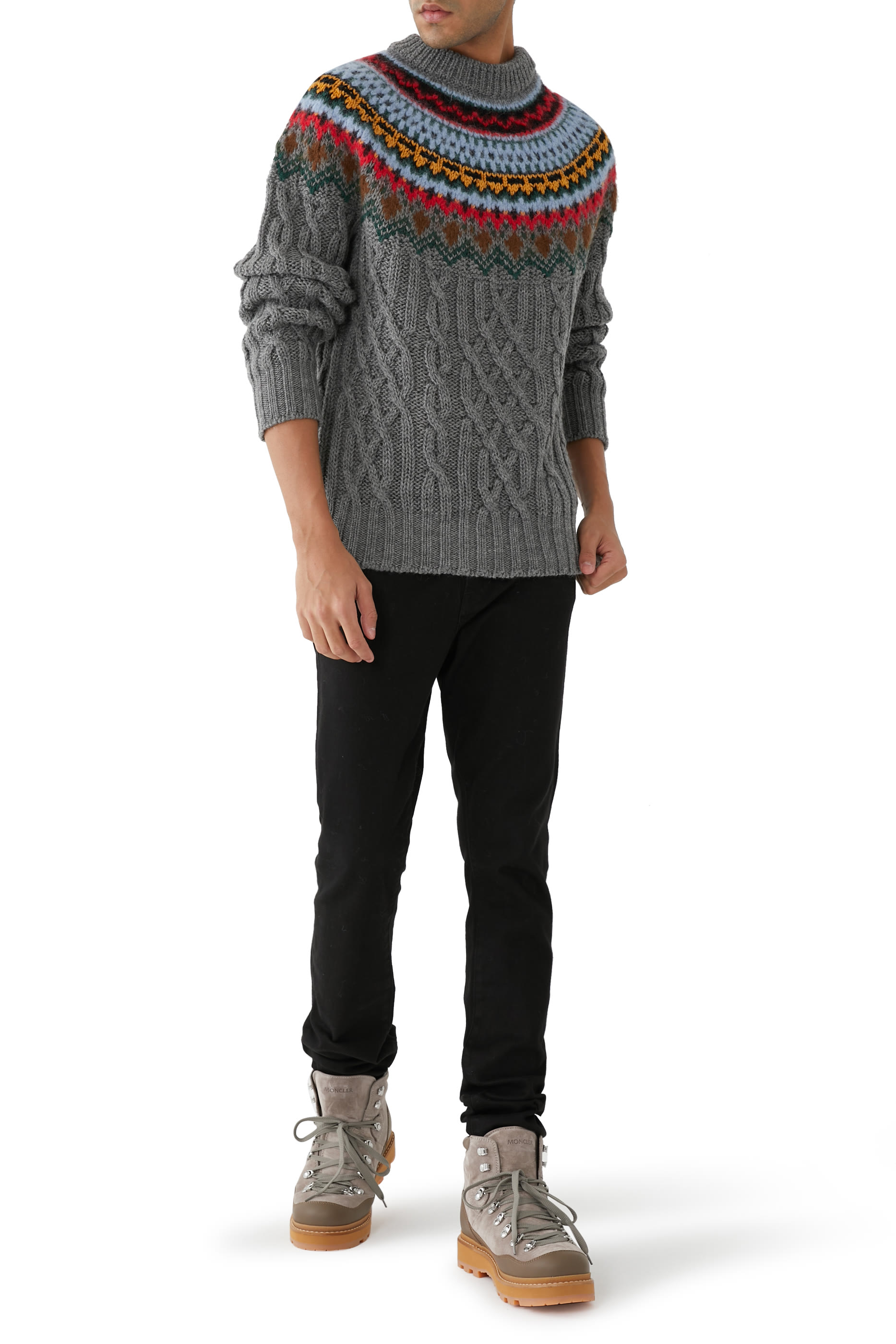 Fair Isle Virgin Wool Sweater