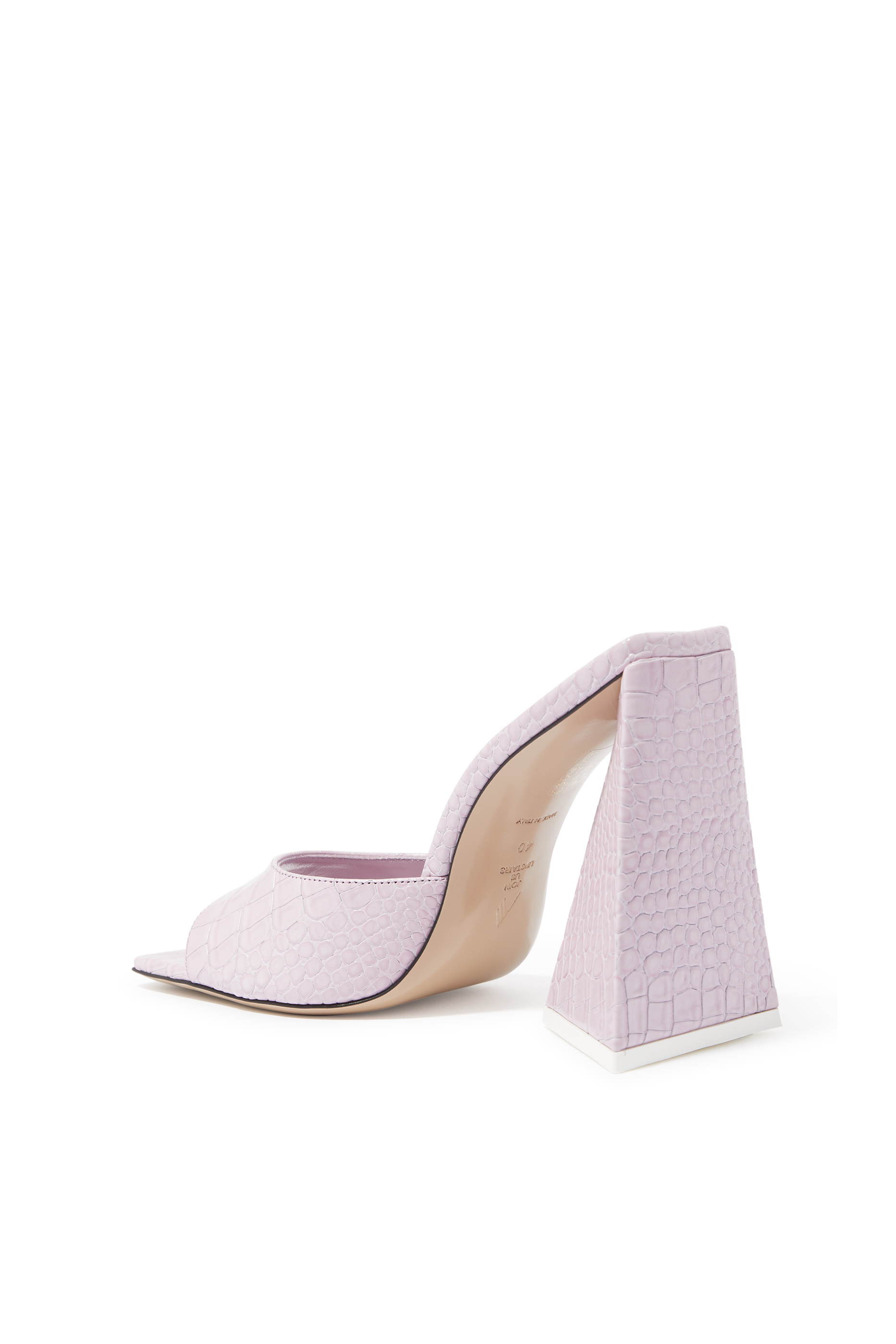 Devon 115 Croc-Embossed Mules