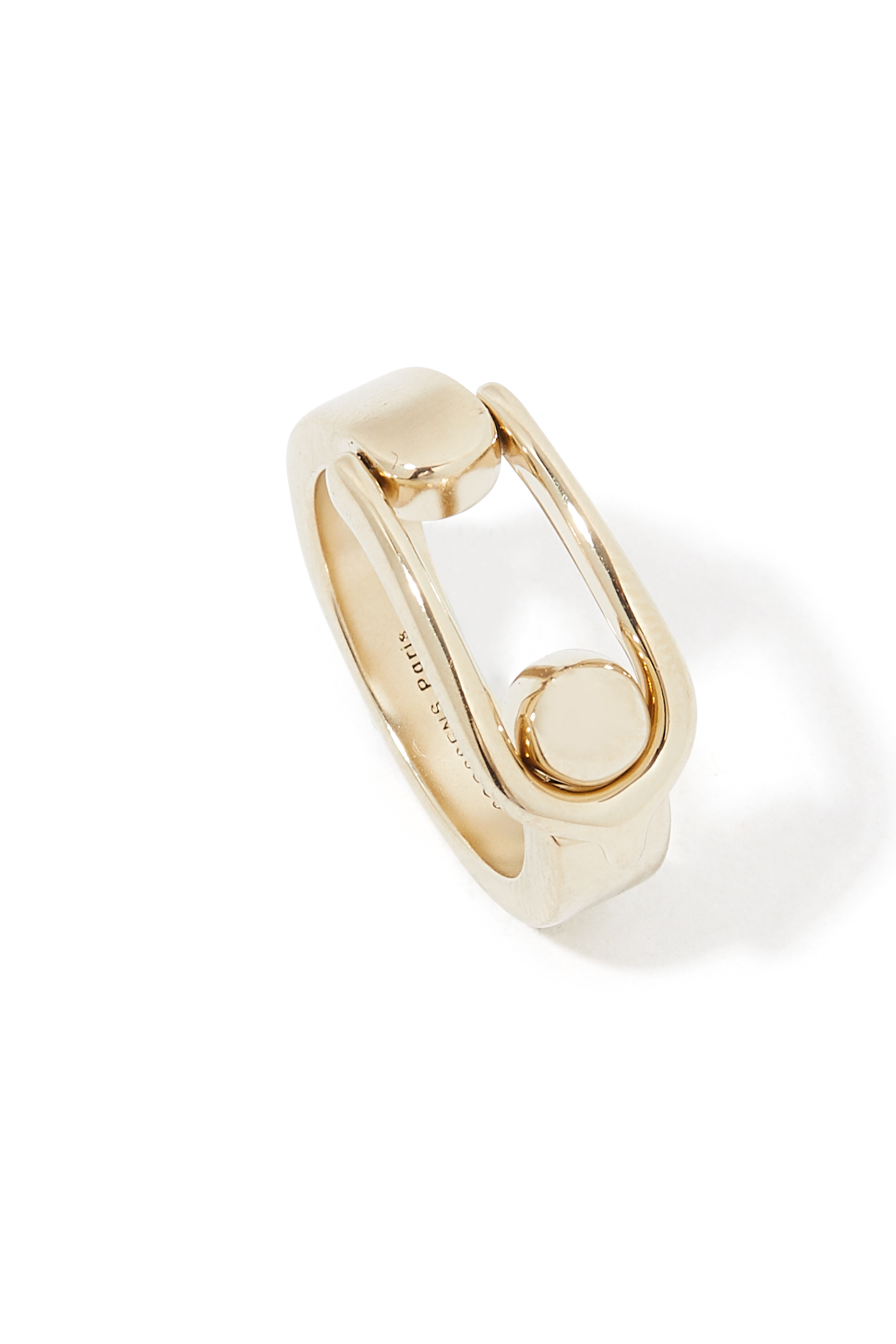 Boucle Ring, 24k Gold-Plated Brass