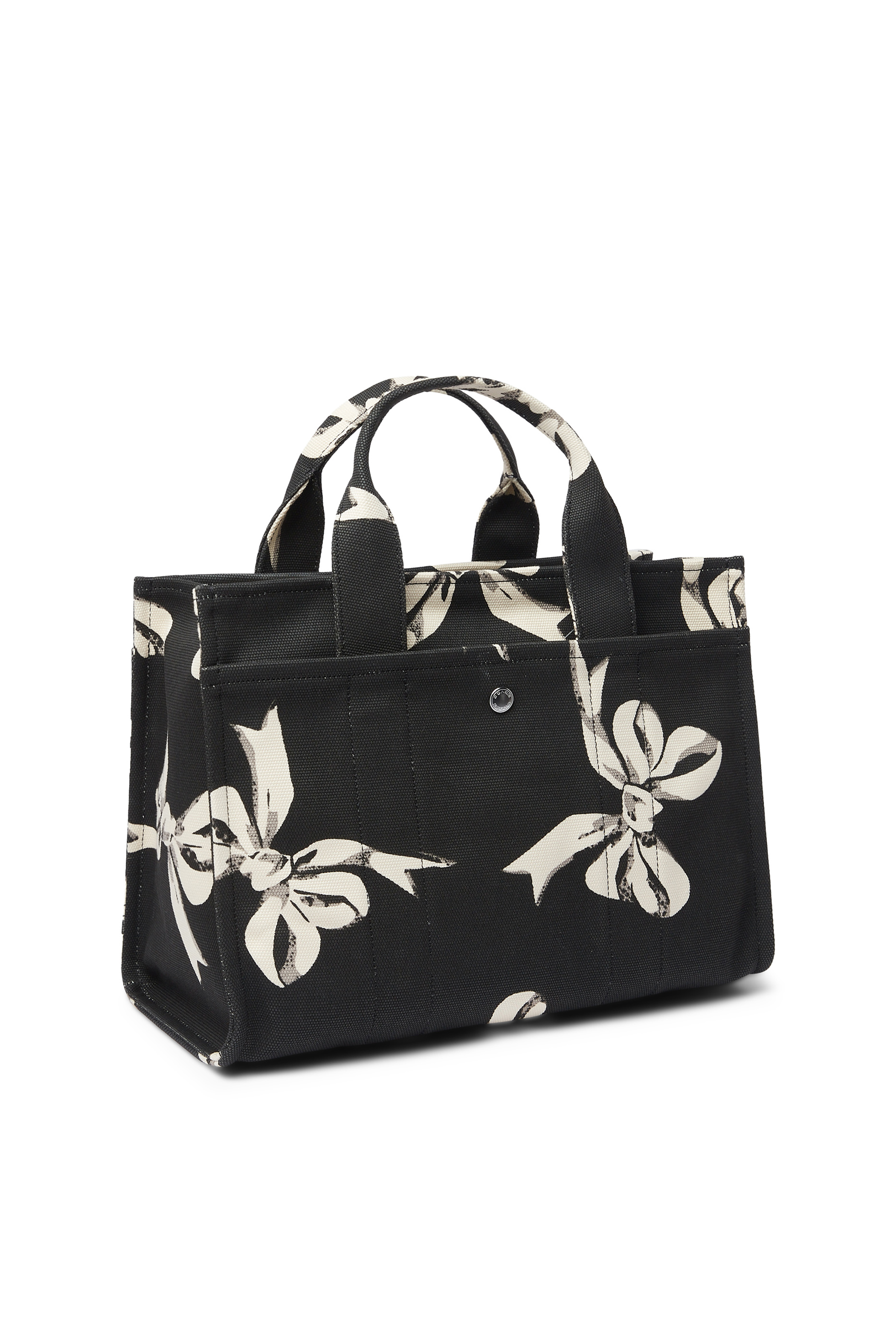 Cargo Bow Print Canvas Tote Bag
